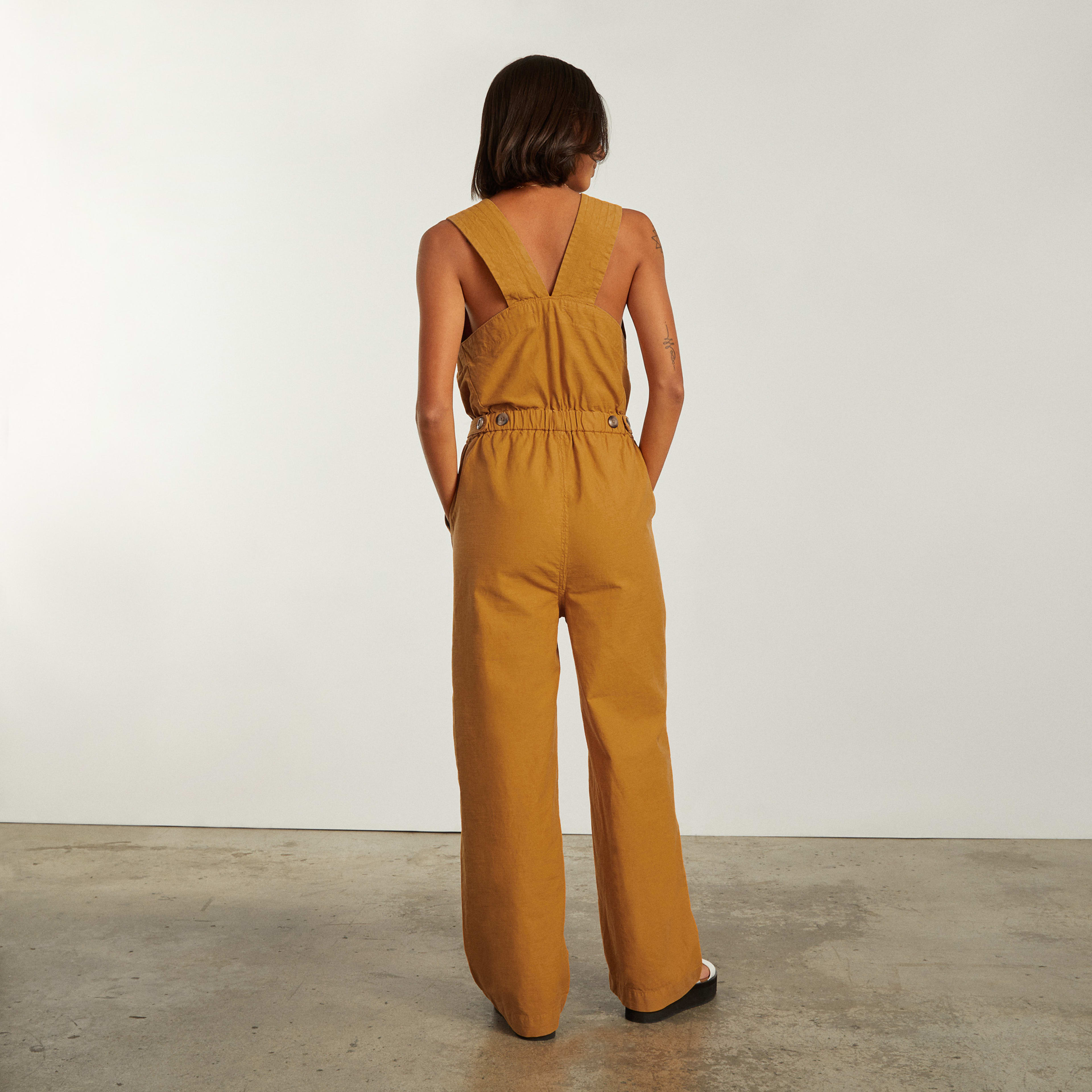 The Fatigue Apron Jumpsuit Amber Everlane