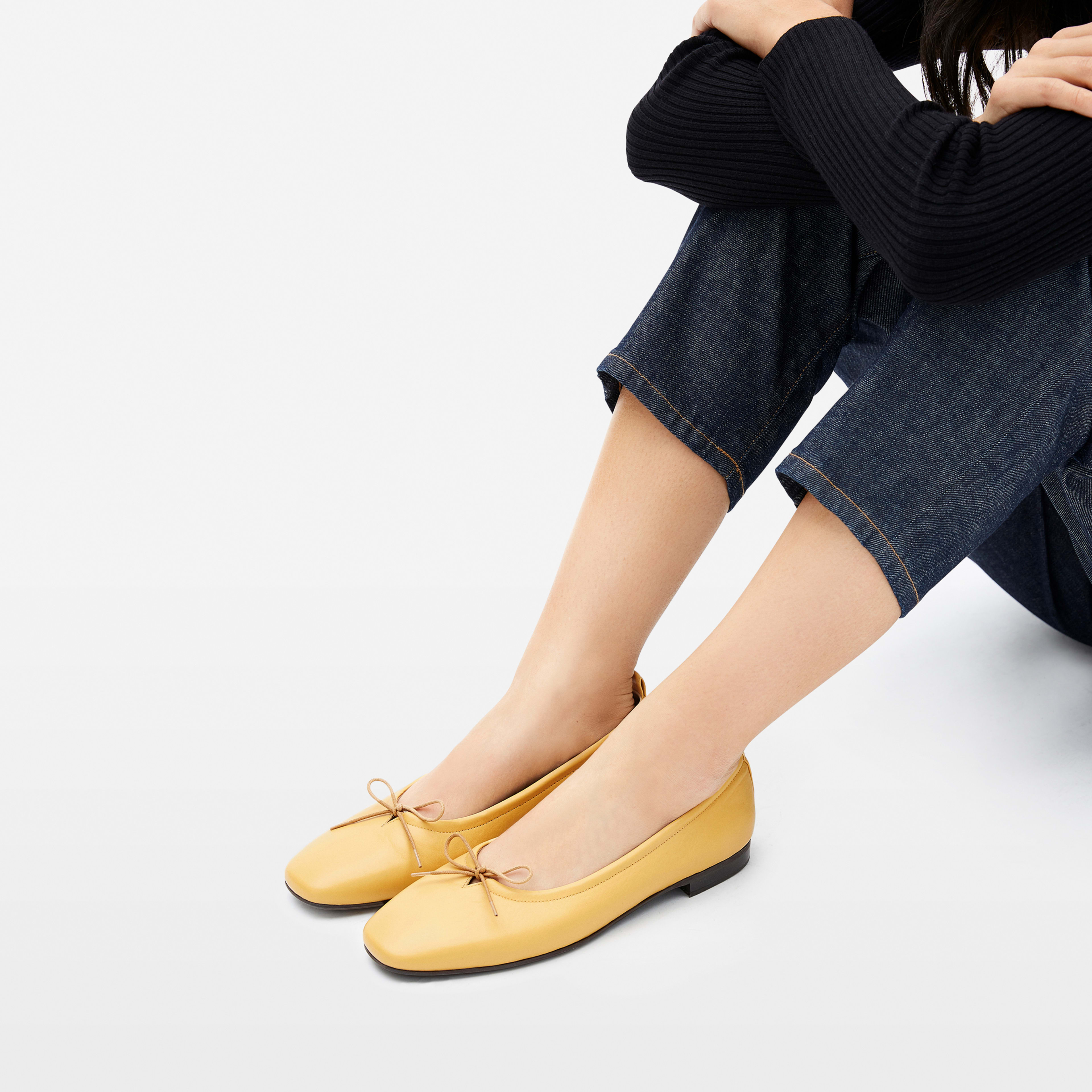 The Day Ballet Flat Wheat Everlane