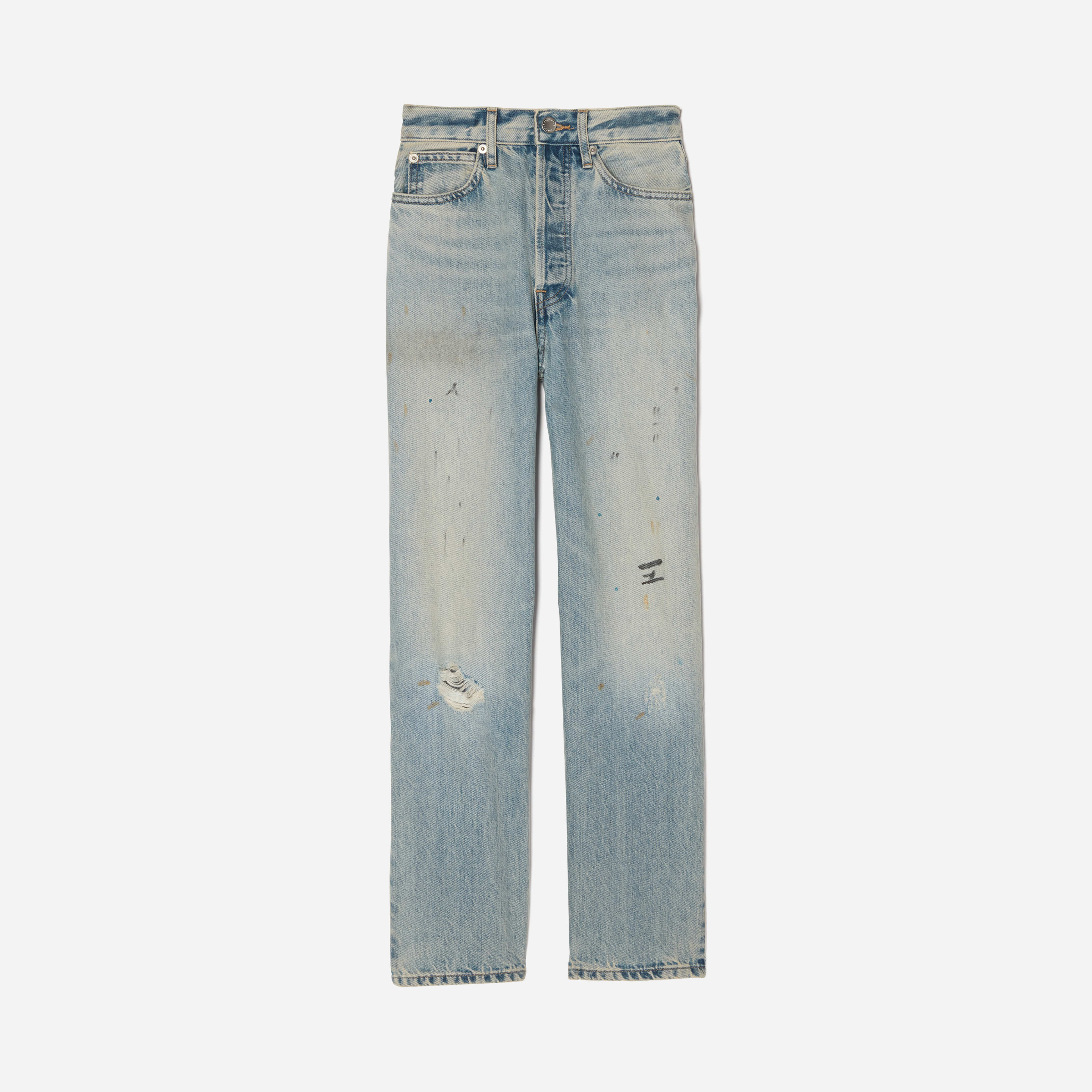 The Rigid WayHigh Jean Paint Splatter Everlane