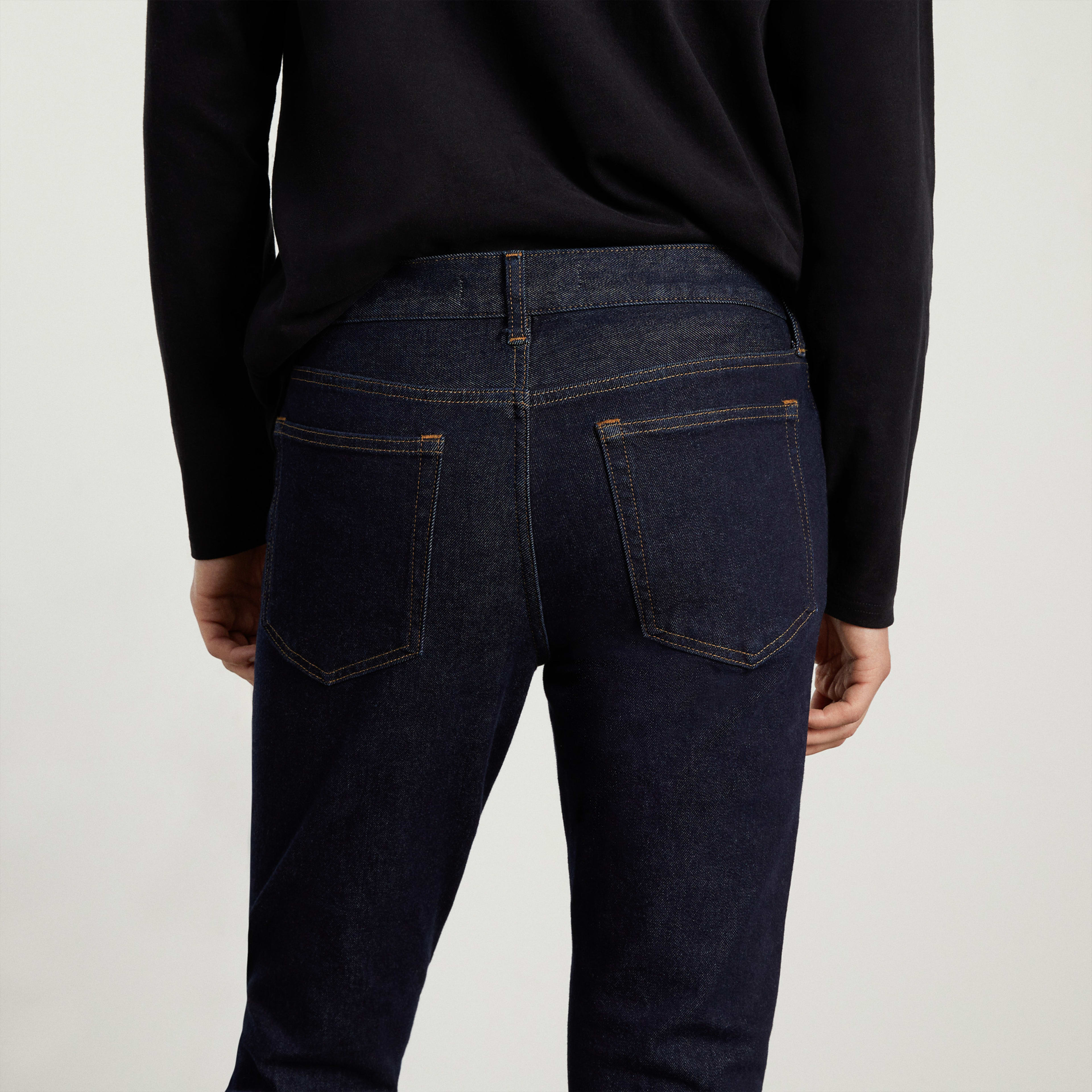 The Slim 4Way Stretch Organic Jean Uniform Medium Indigo Everlane