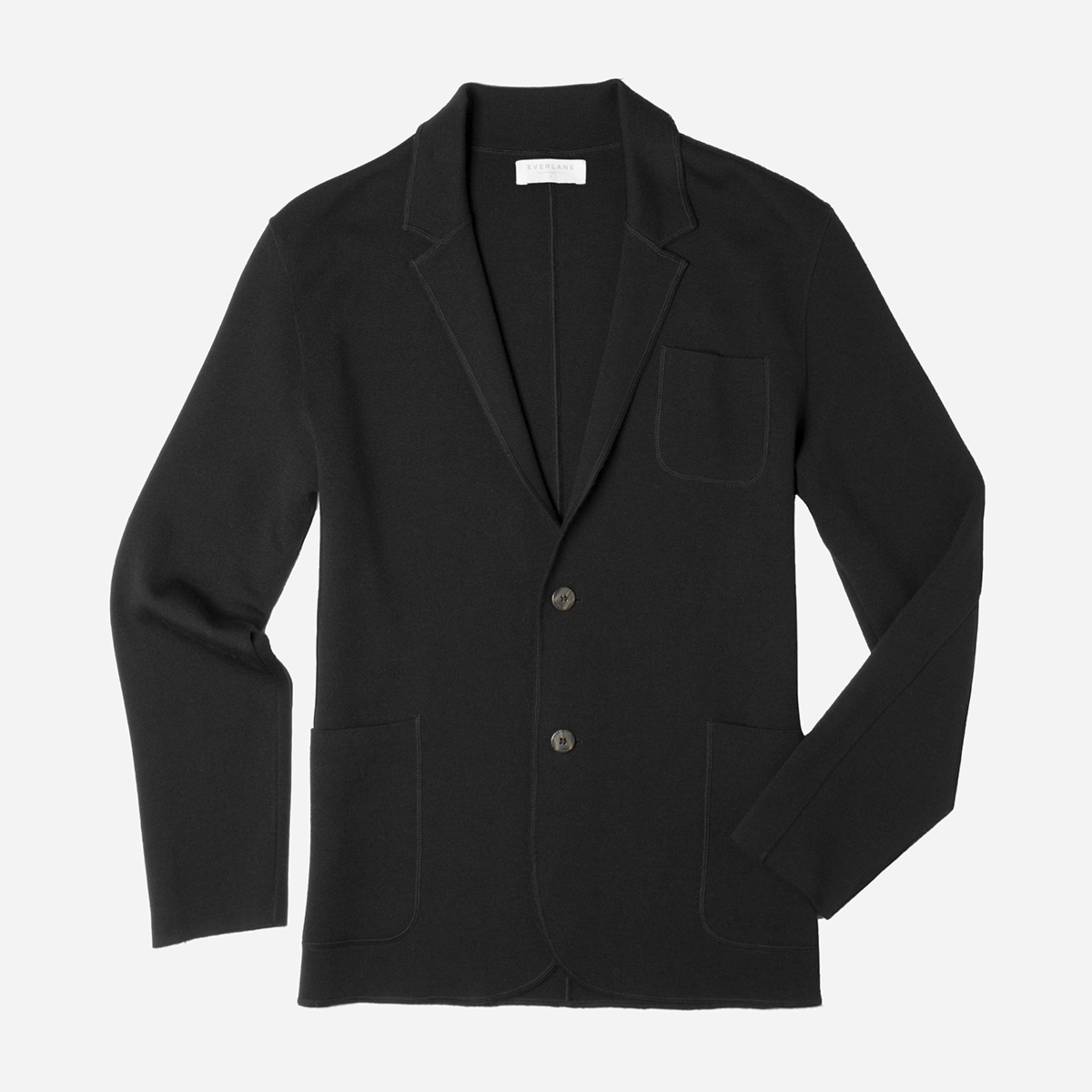 The Luxe Sweater Blazer Black Everlane