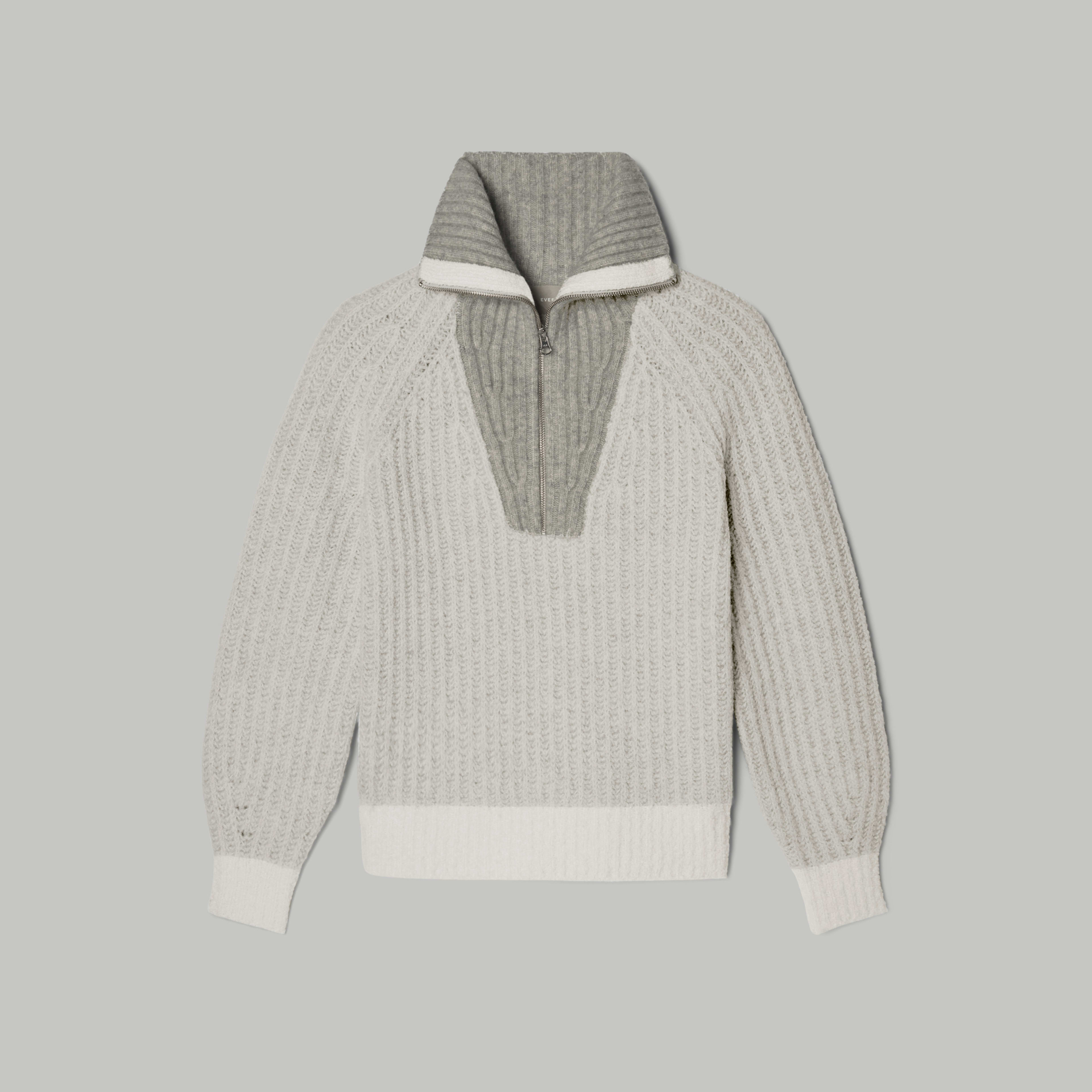 Heather Grey LuxeSoft Lounge Quarter Zip