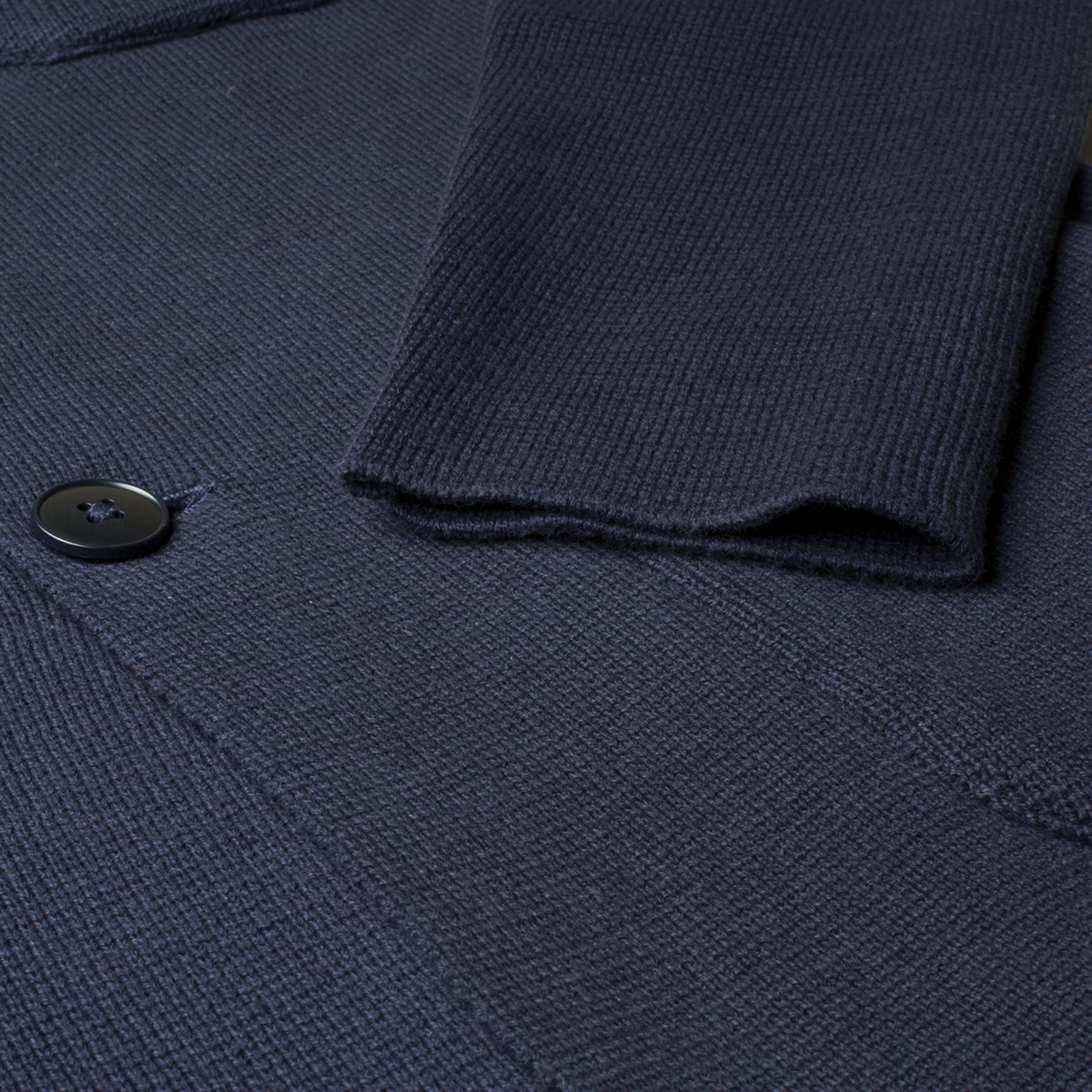 The Slim Sweater Blazer Navy Everlane