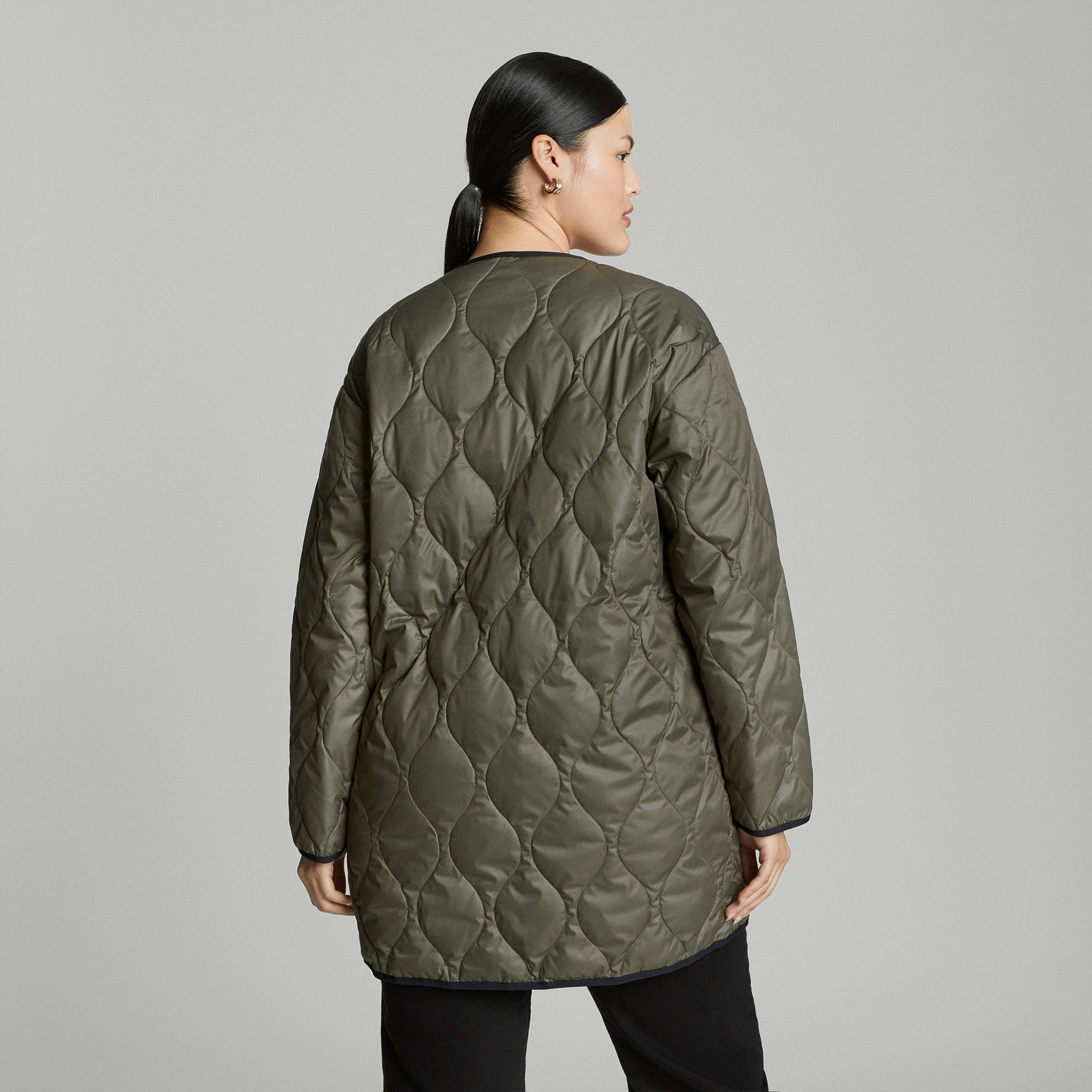 The ReNew Quilted MidLength Liner Kalamata Everlane