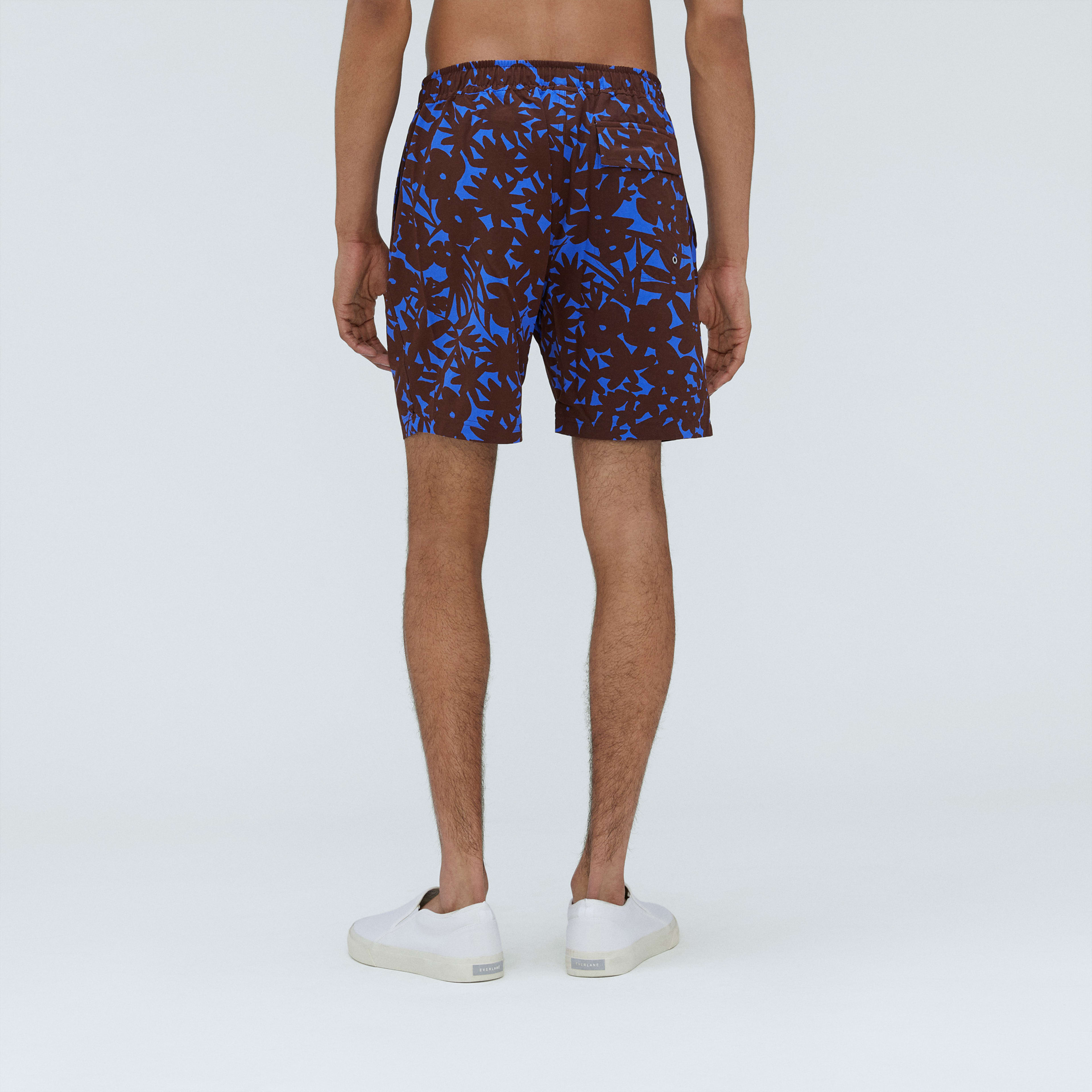 The ReNew Swim Short Chicory Floral Everlane