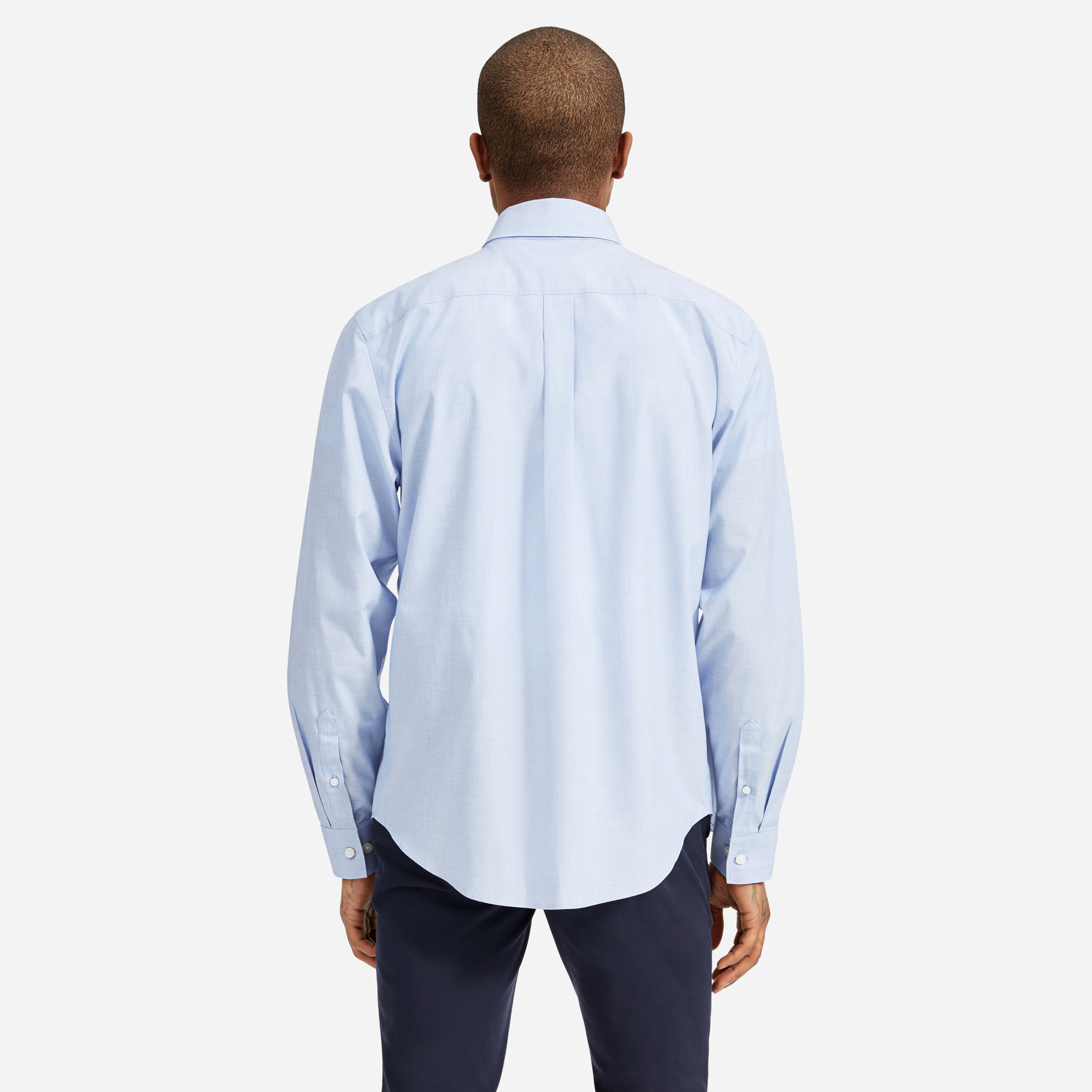 The Standard Fit Performance Shirt Pale Blue – Everlane