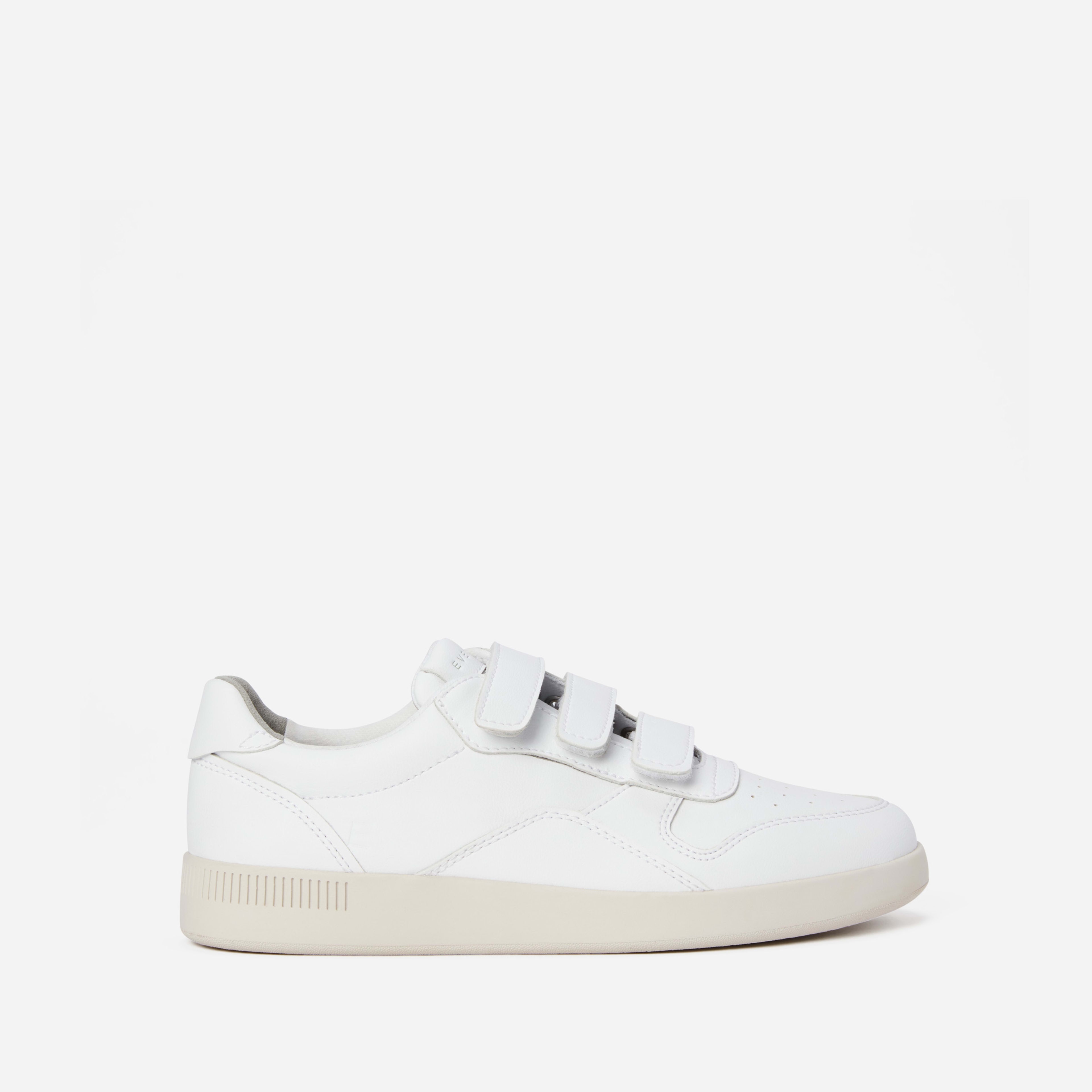 The ReLeather® Court Sneaker Velcro White – Everlane