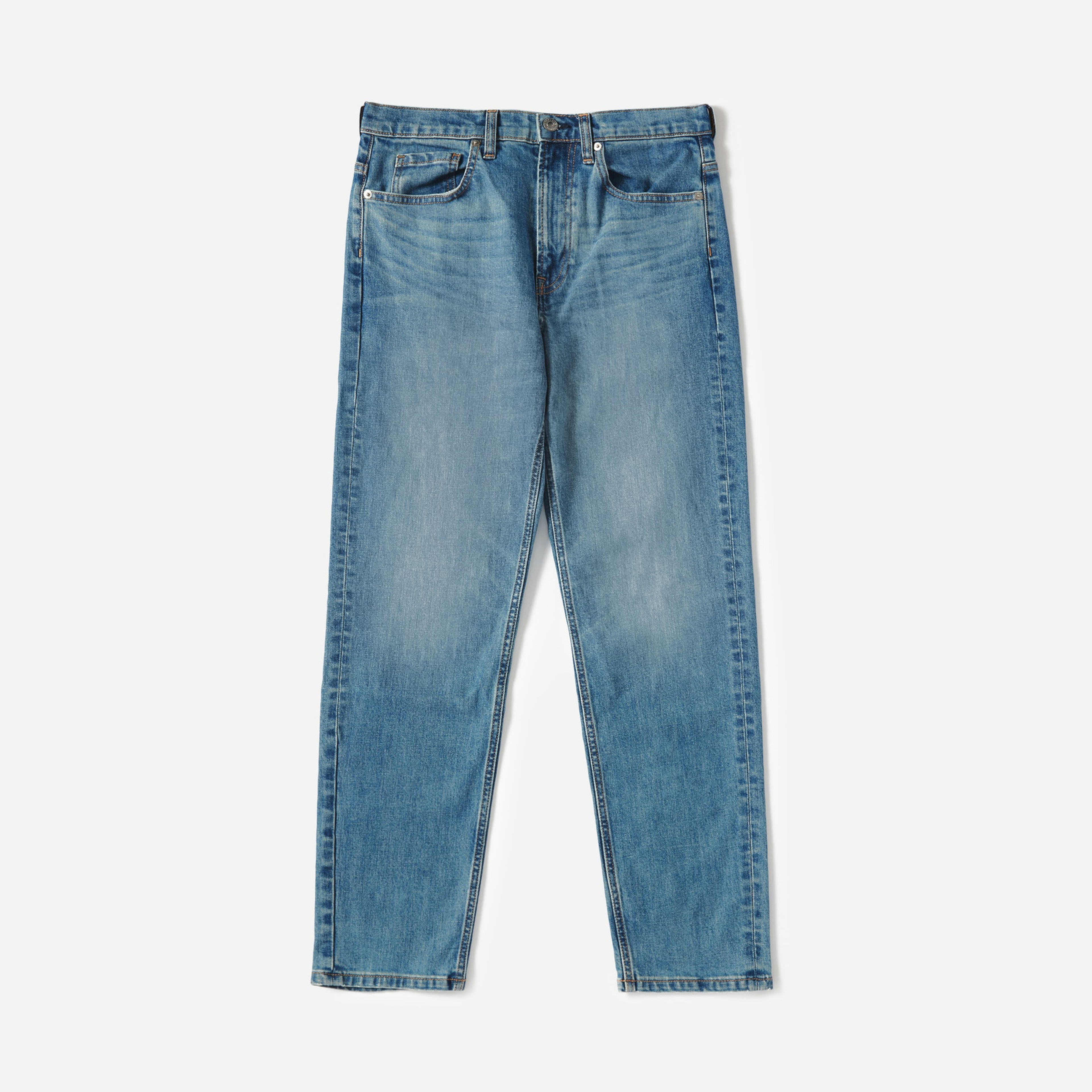 The Straight Fit Jean Mid Blue Everlane