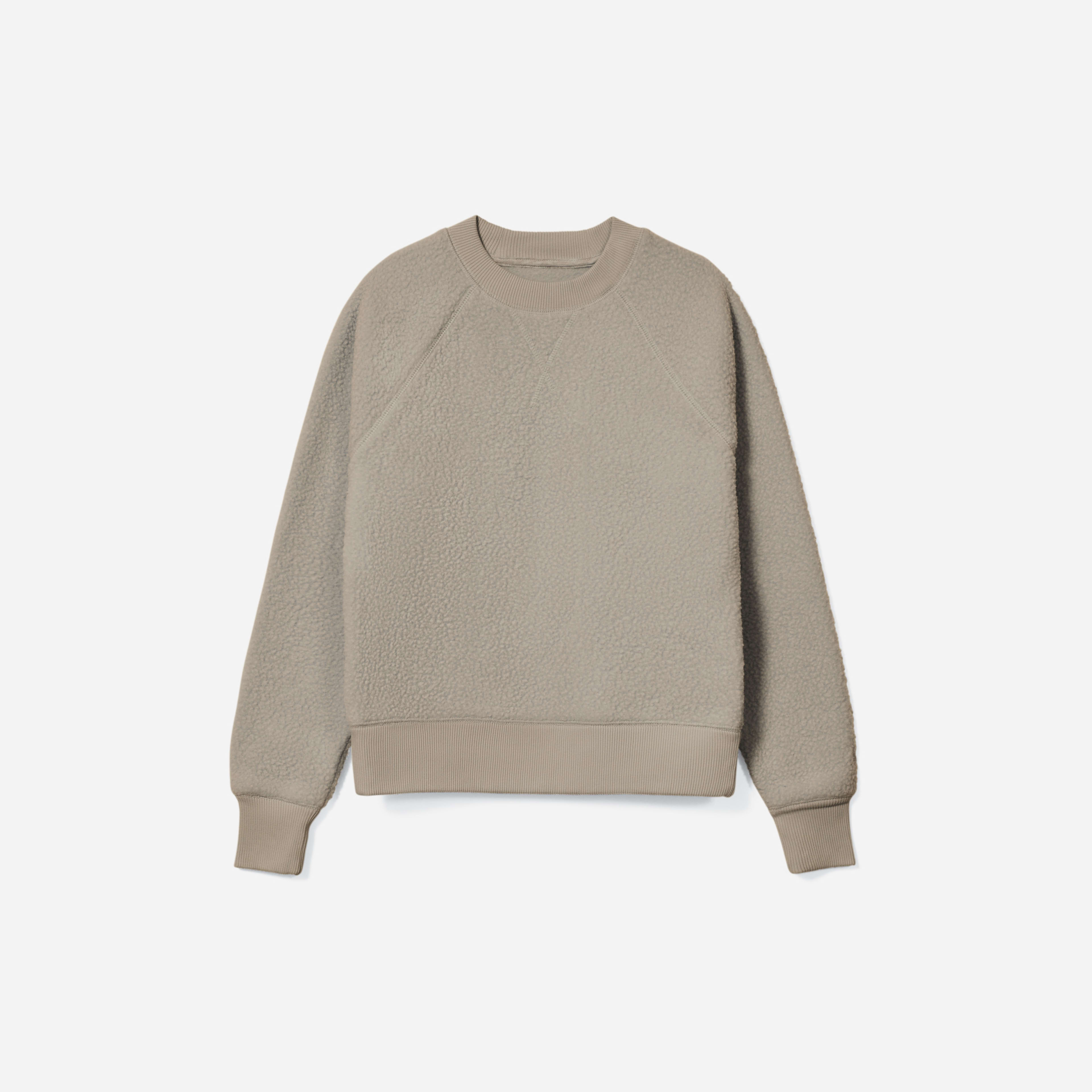 the renew fleece raglan sweatshirt