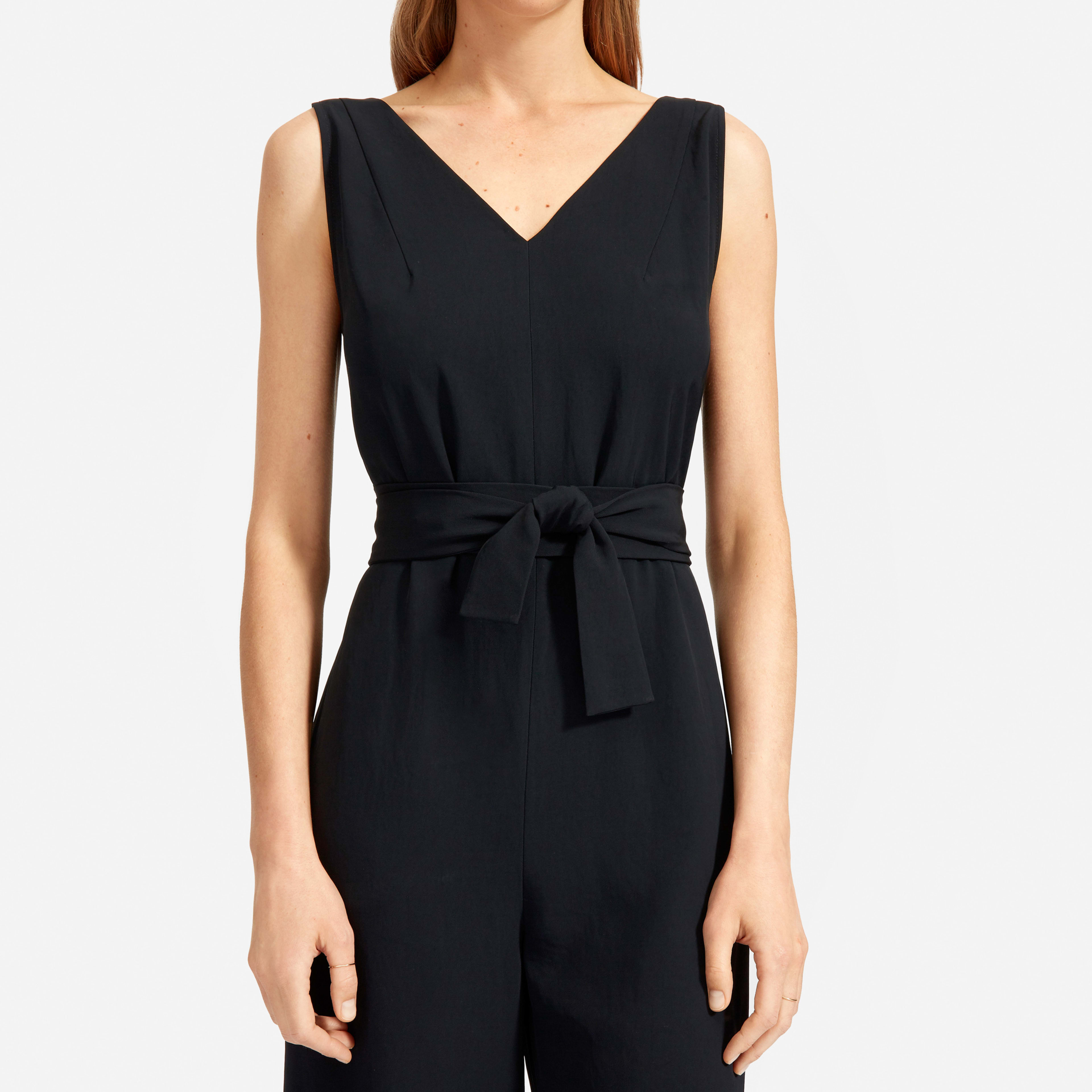 The Japanese GoWeave Essential Jumpsuit Black Everlane