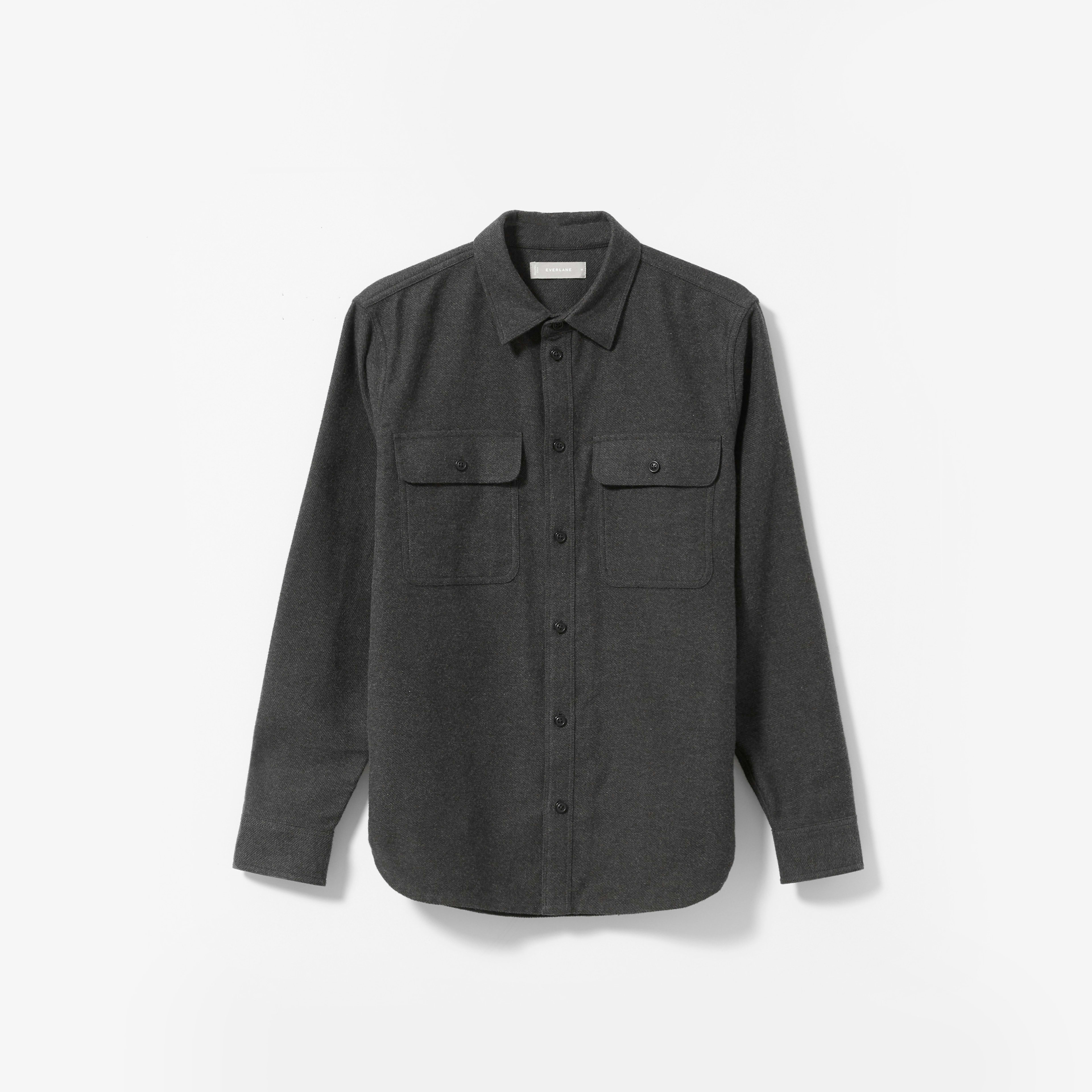 charcoal overshirt