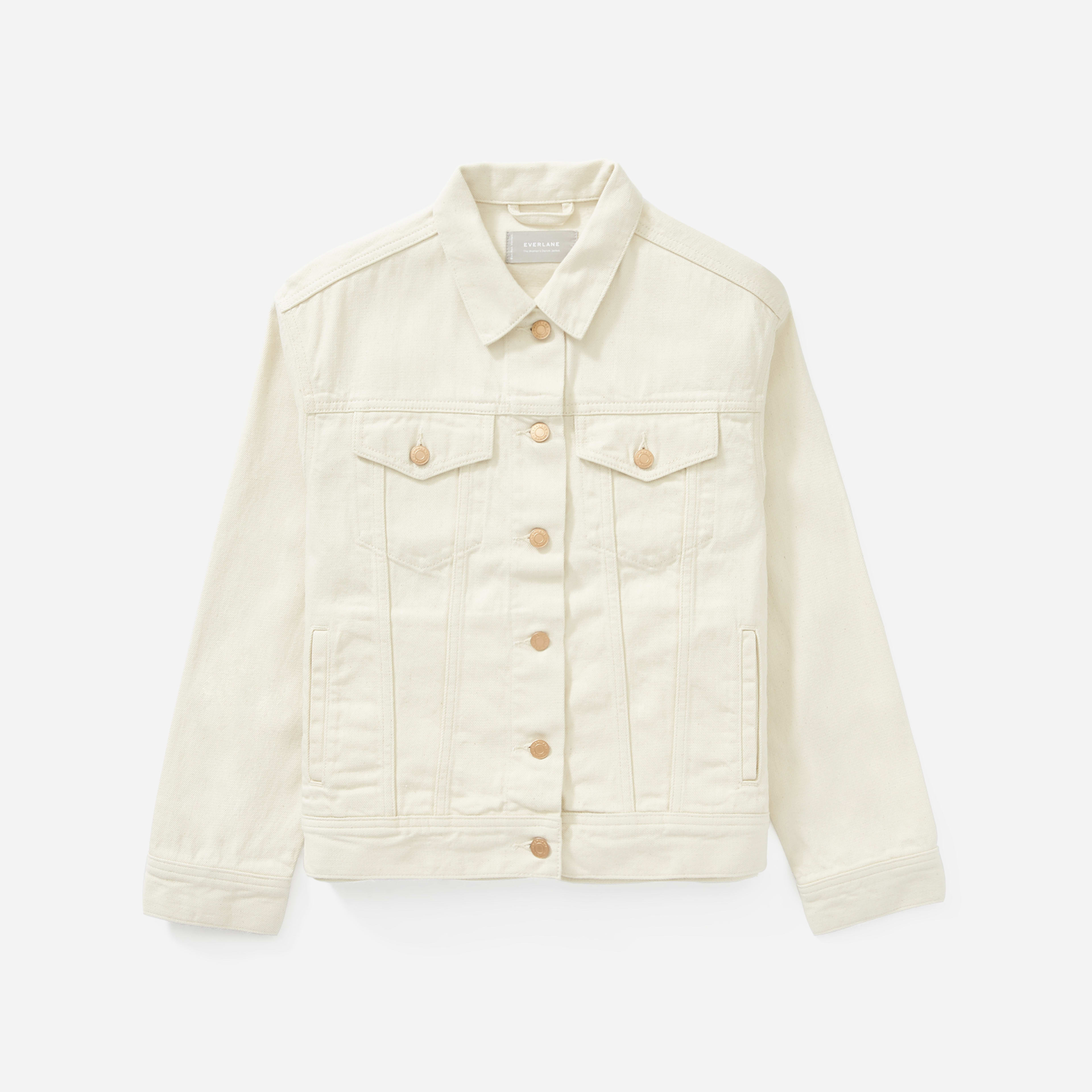 The Denim Jacket Ivory Everlane