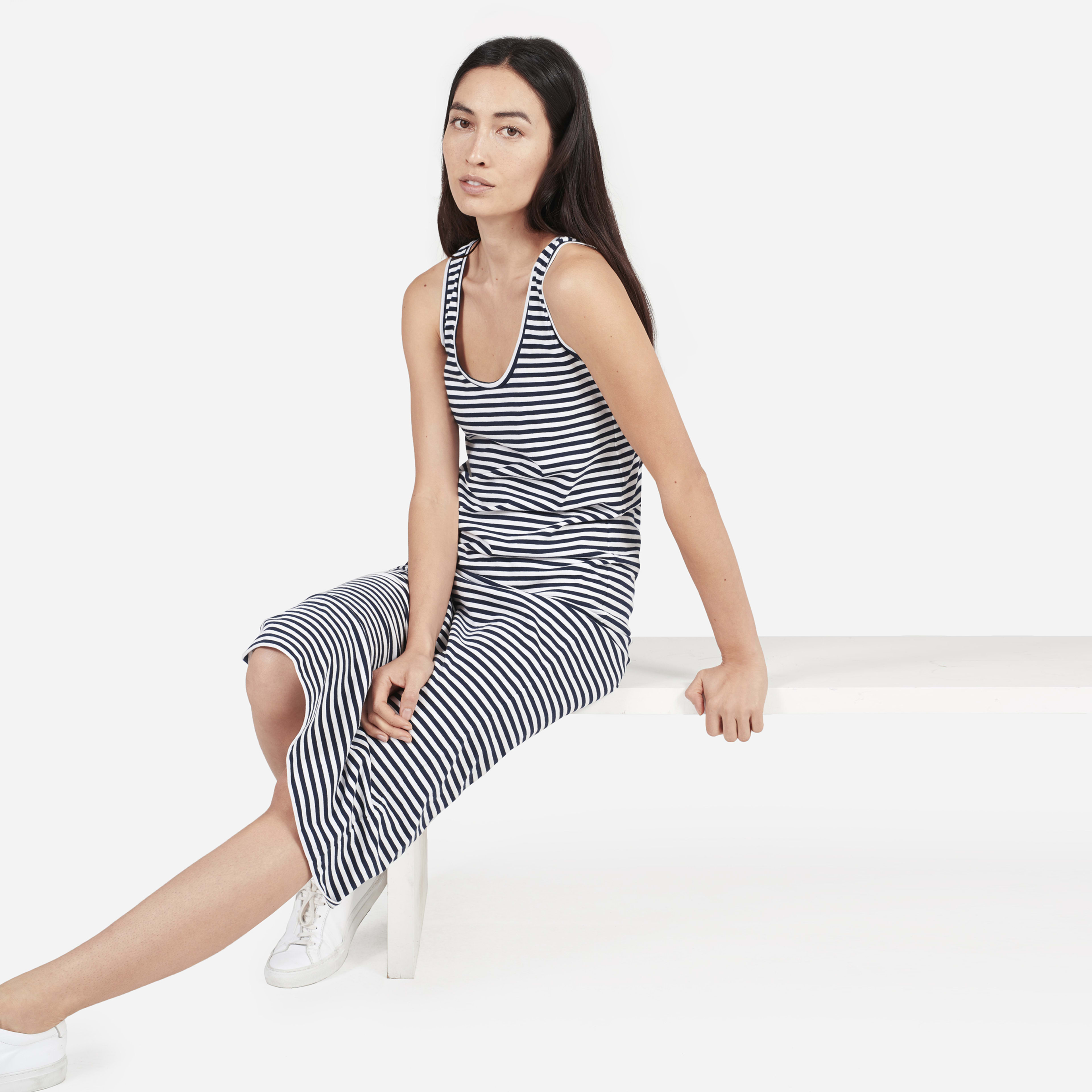 everlane cotton tank dress