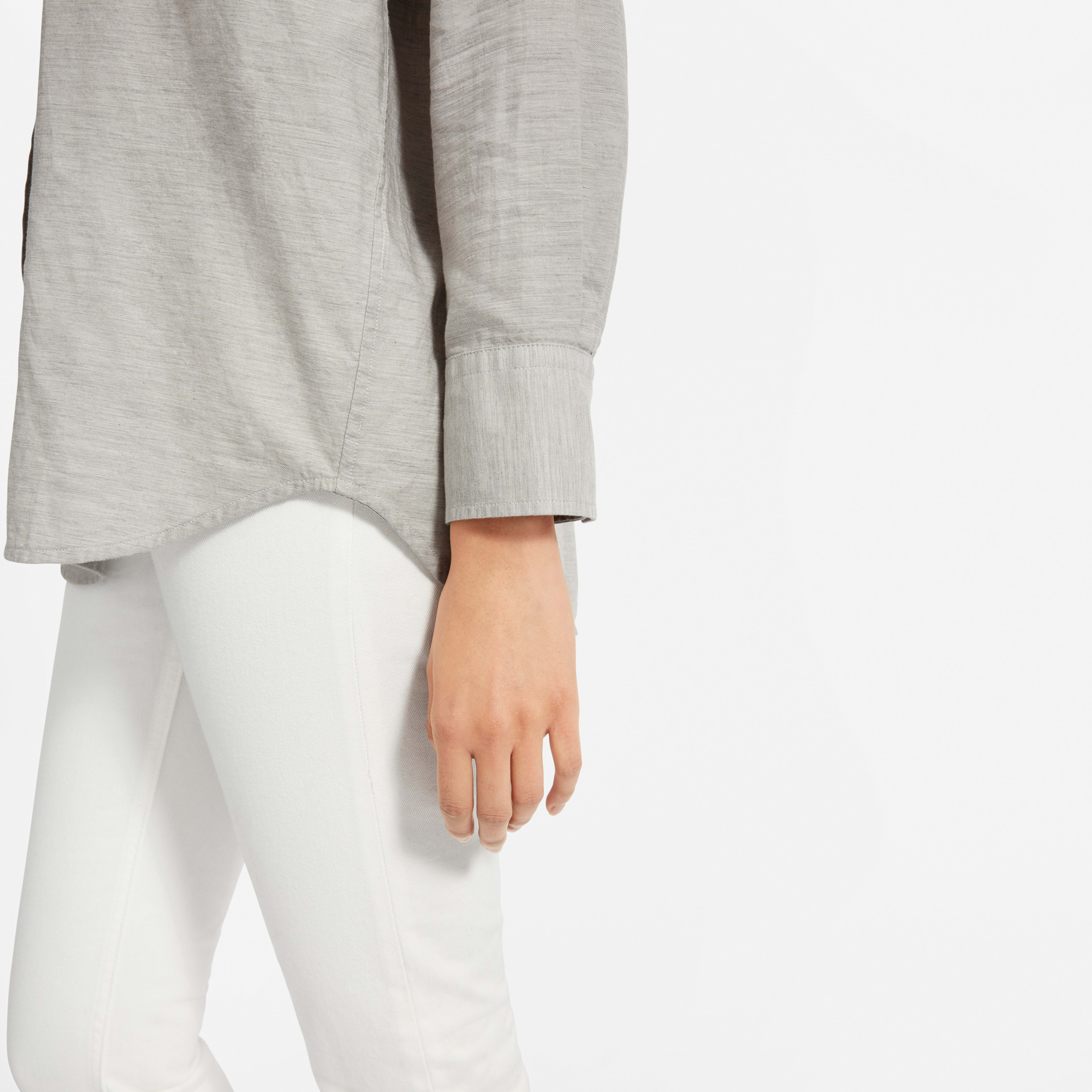 The Lightweight Flannel Oversized Shirt Heathered Sandstone – Everlane