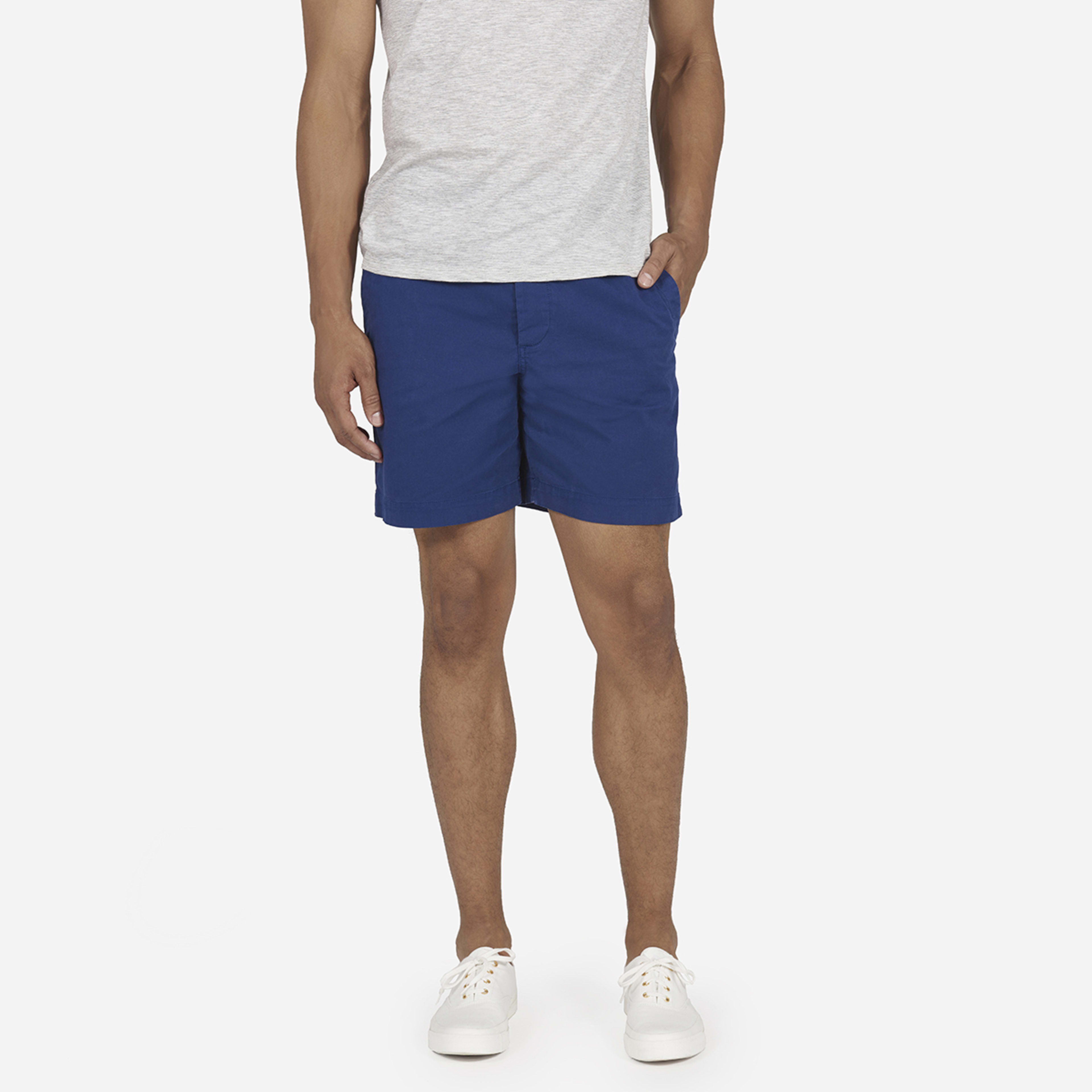 The Midweight Drawstring 7" Short Blue Everlane