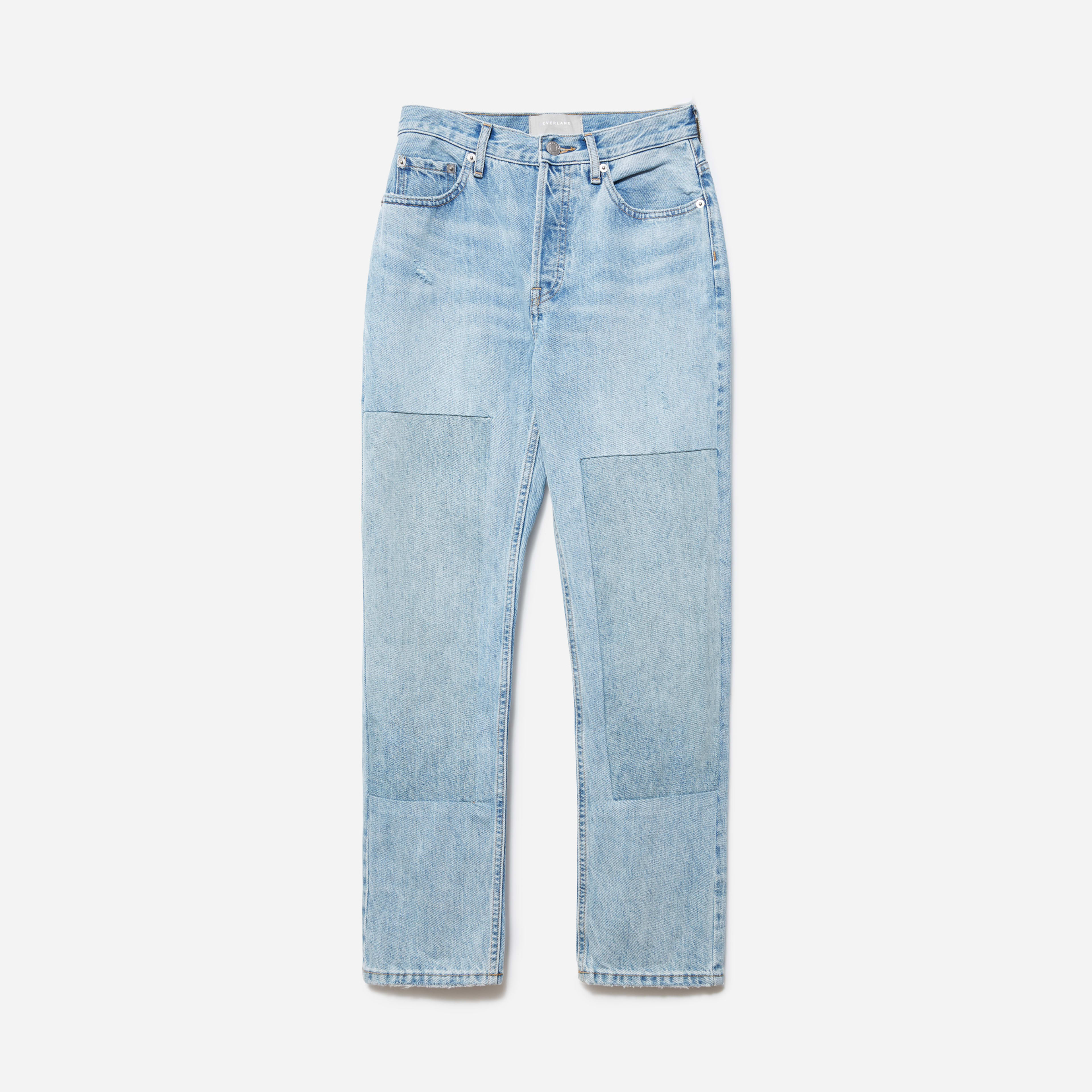 The ’90s Cheeky Jean Patched Blue – Everlane