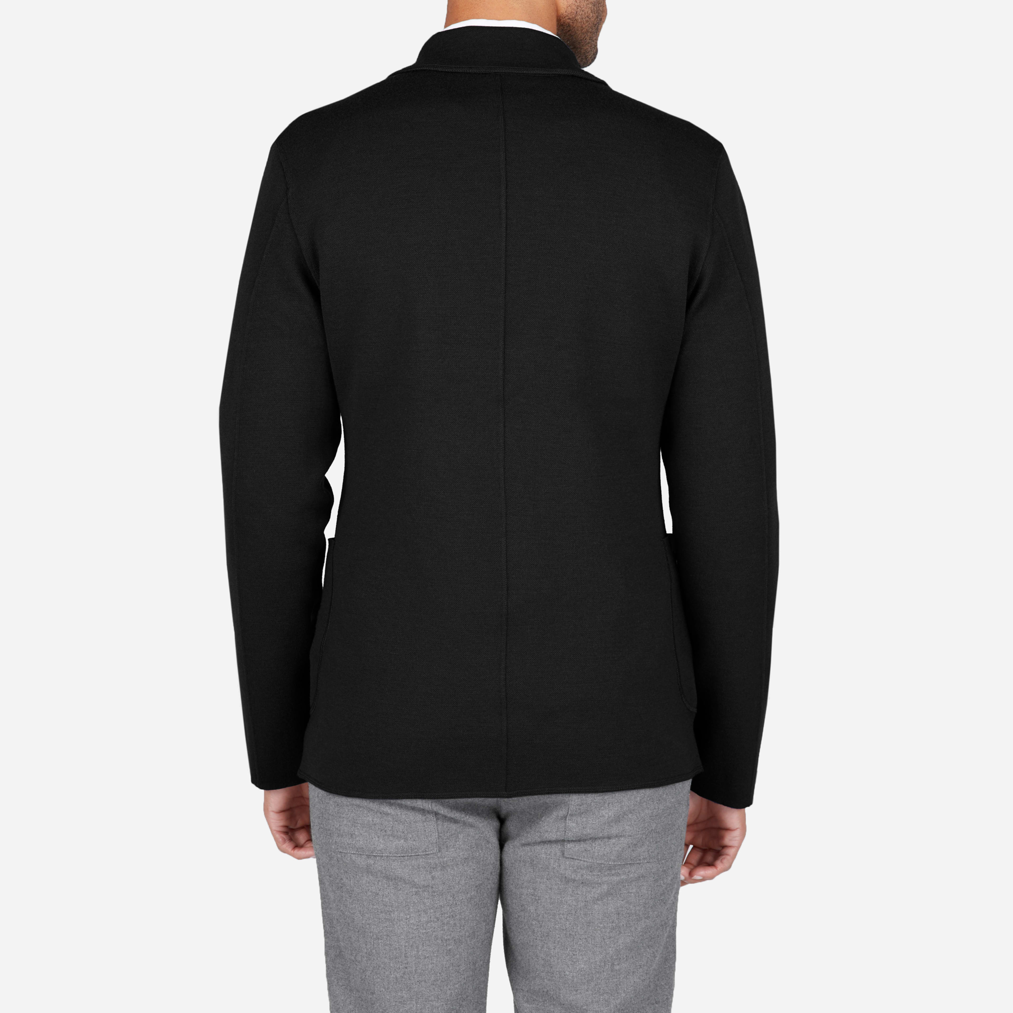 The Luxe Sweater Blazer Black Everlane
