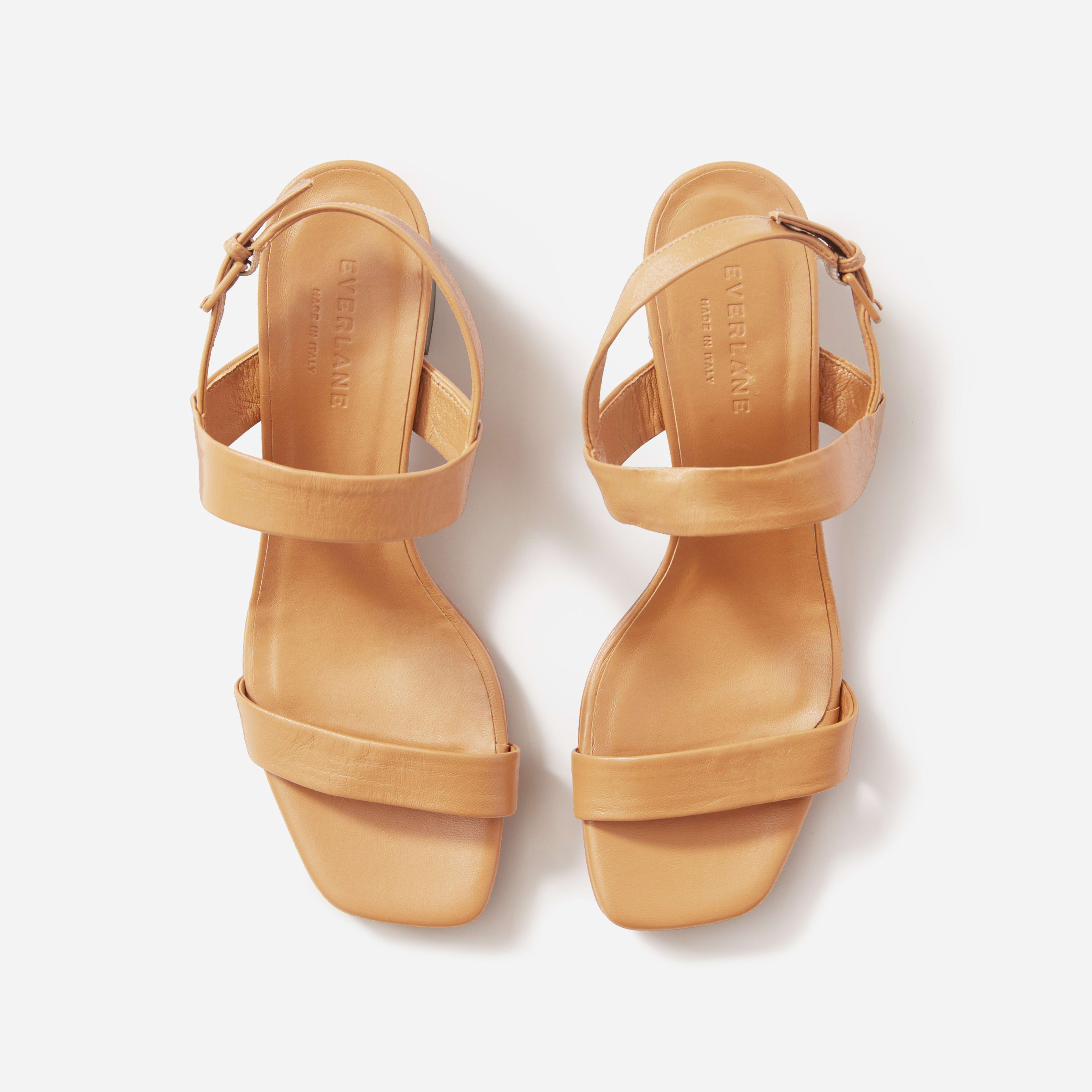 double strap block heels