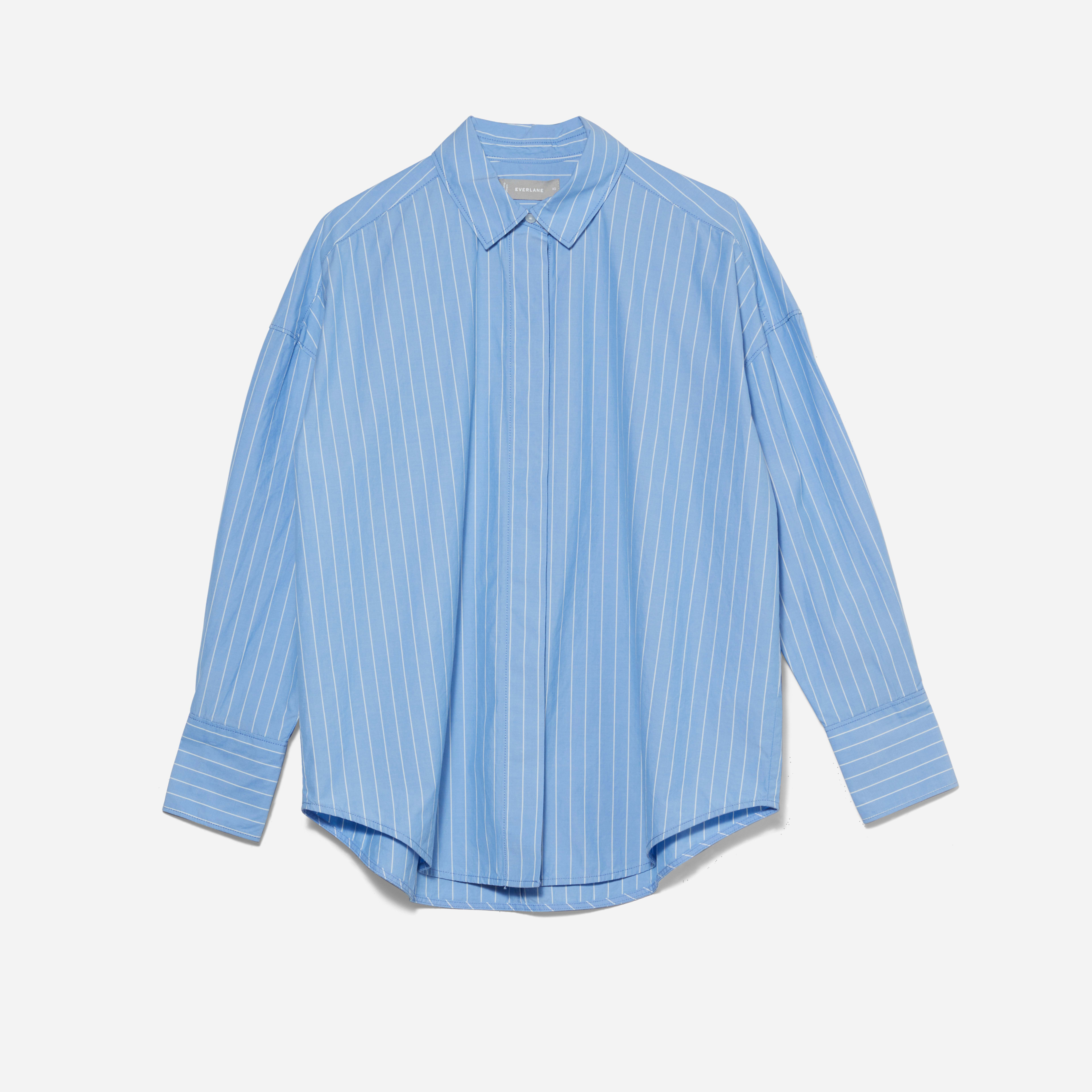 BEYOND SHIRT / POWDER BLUE LIQUID POPLIN
