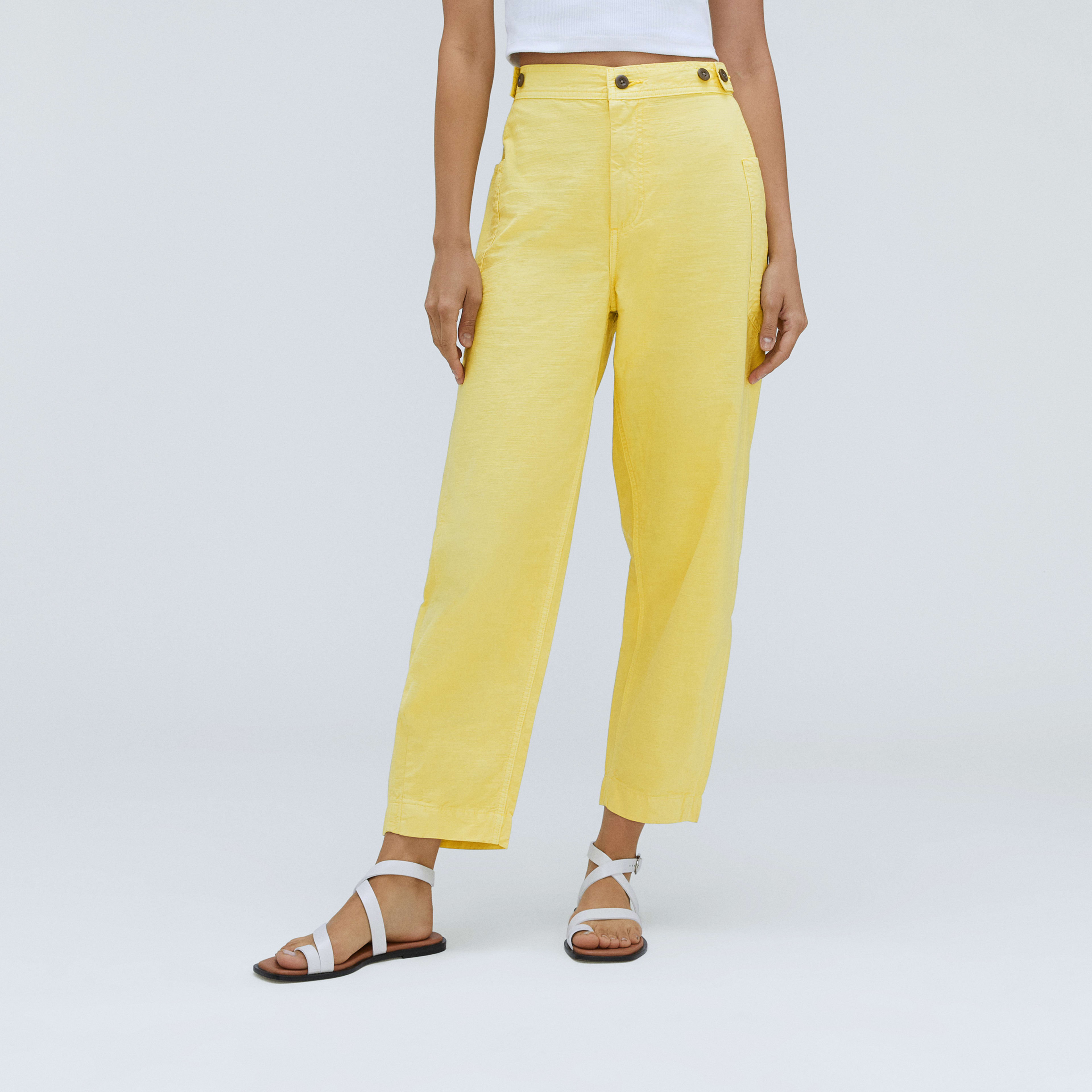 The Fatigue Barrel Pant Lemon – Everlane