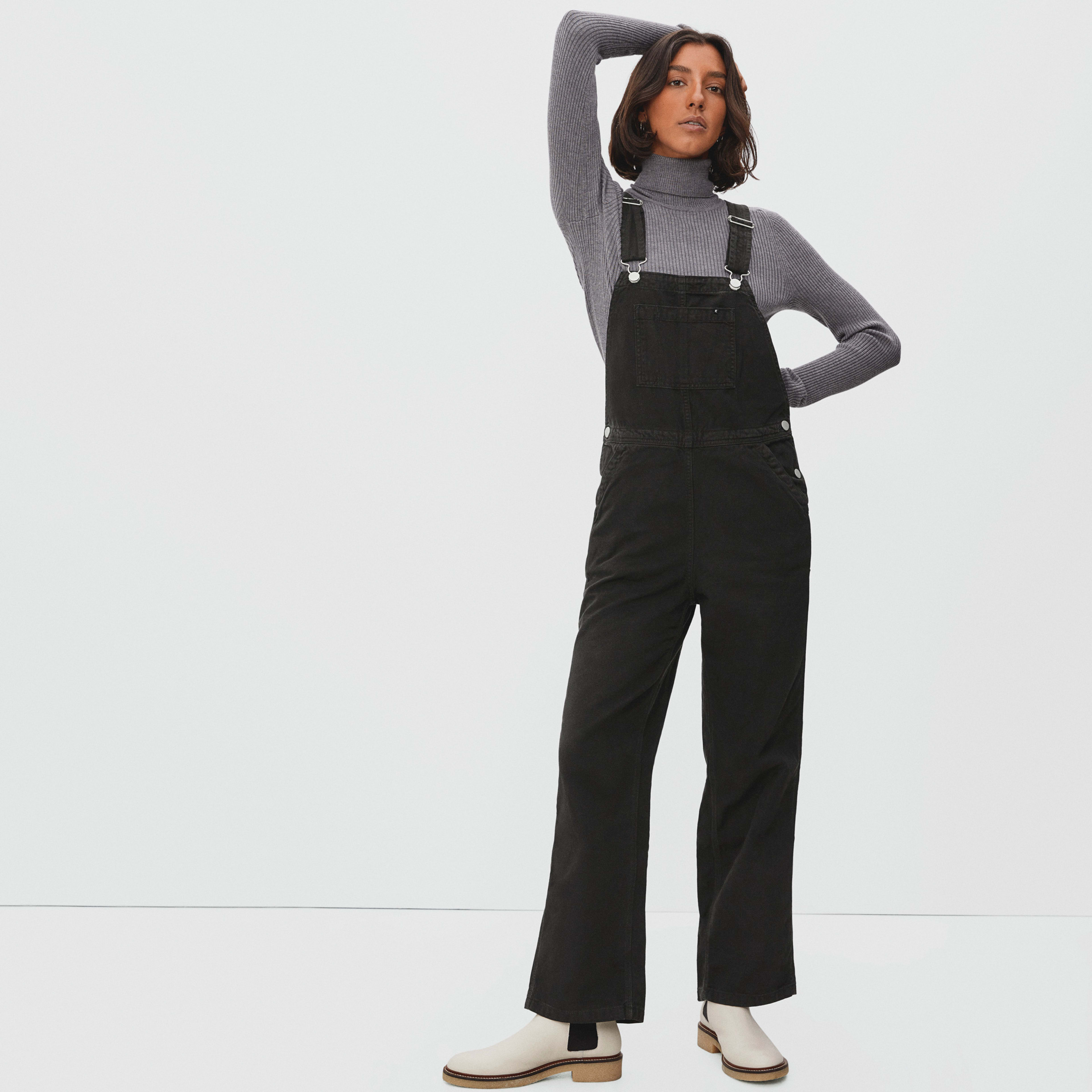 The Canvas Overalls Black Everlane