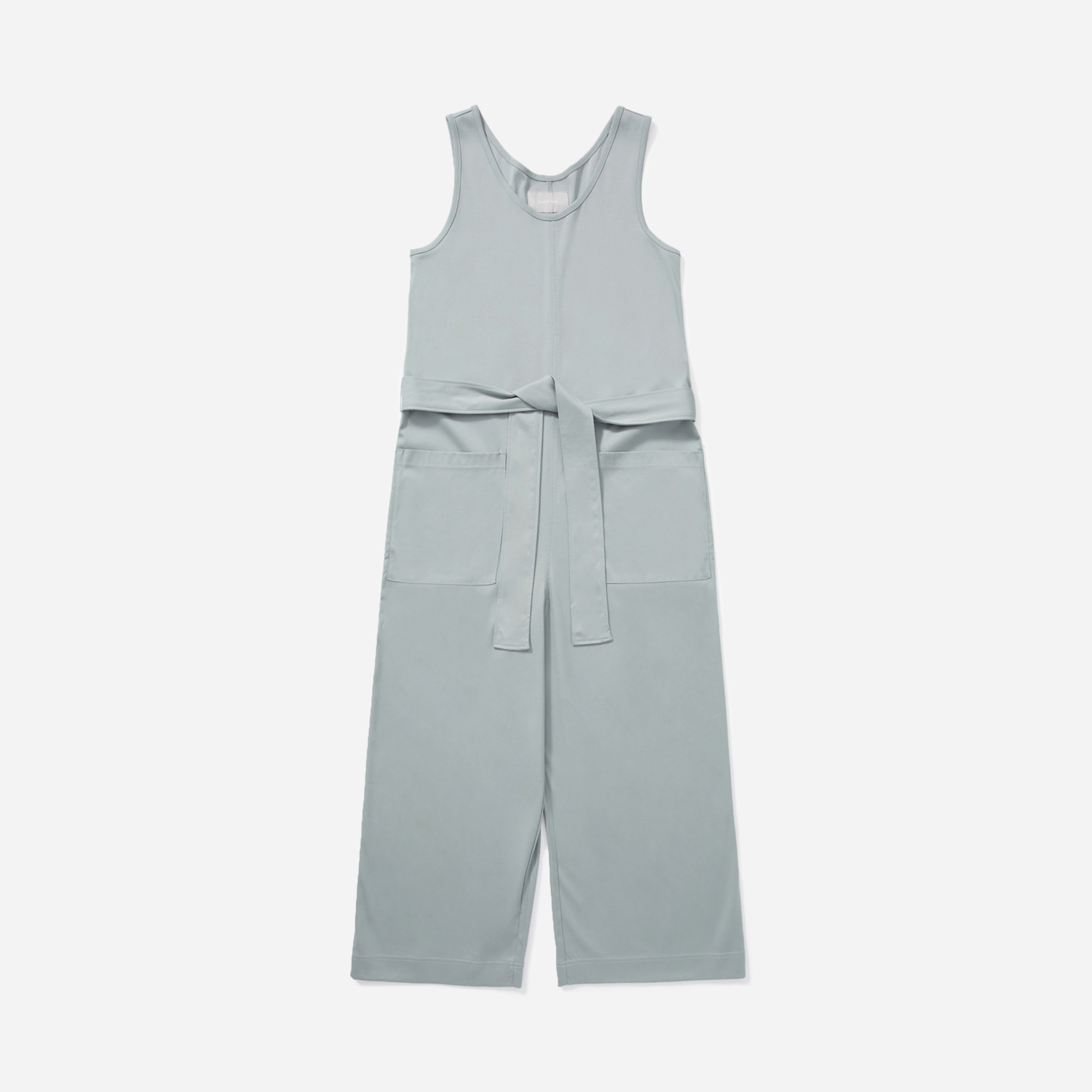 The Luxe Cotton Jumpsuit Faded Sage – Everlane