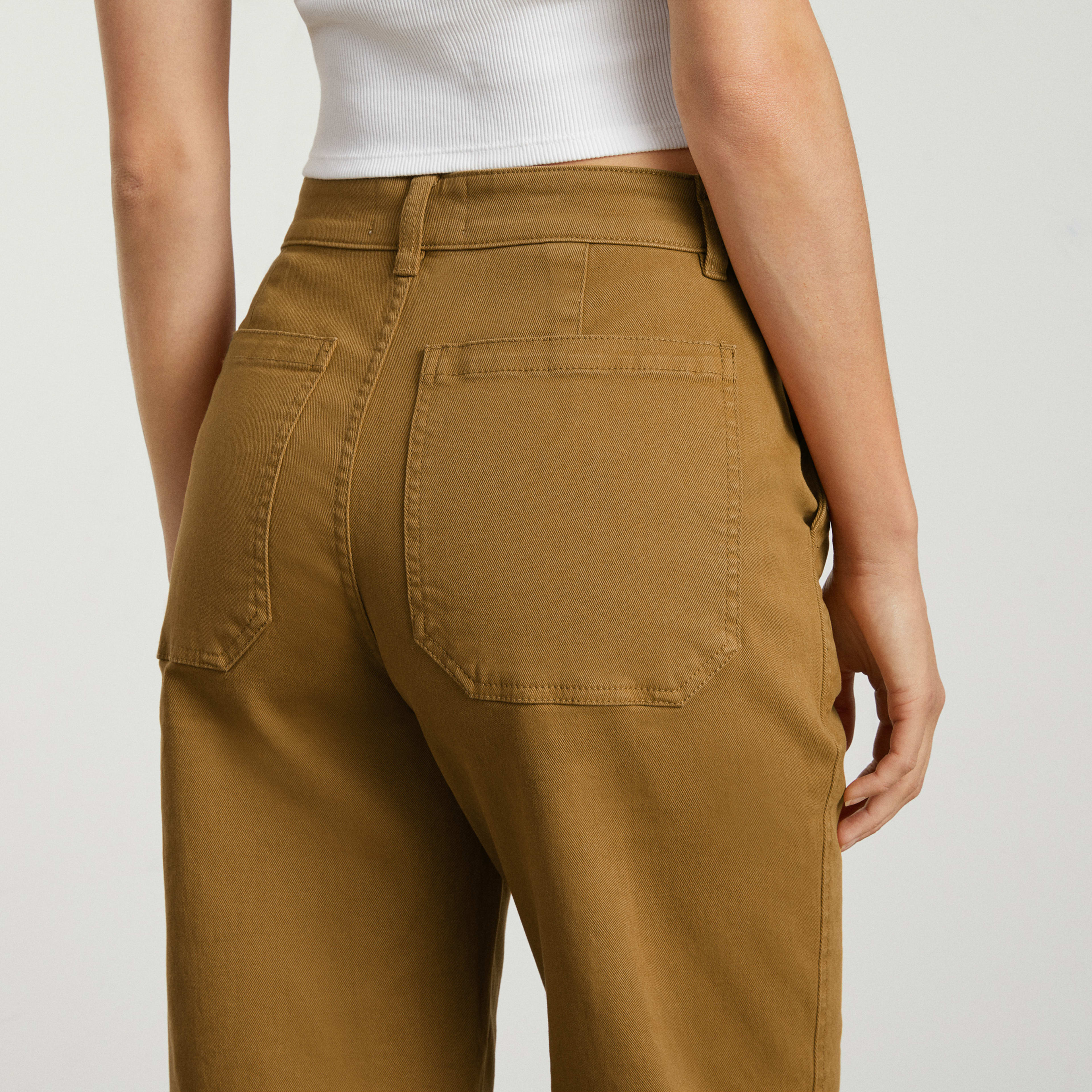 The Utility Barrel Pant Golden Brown Everlane