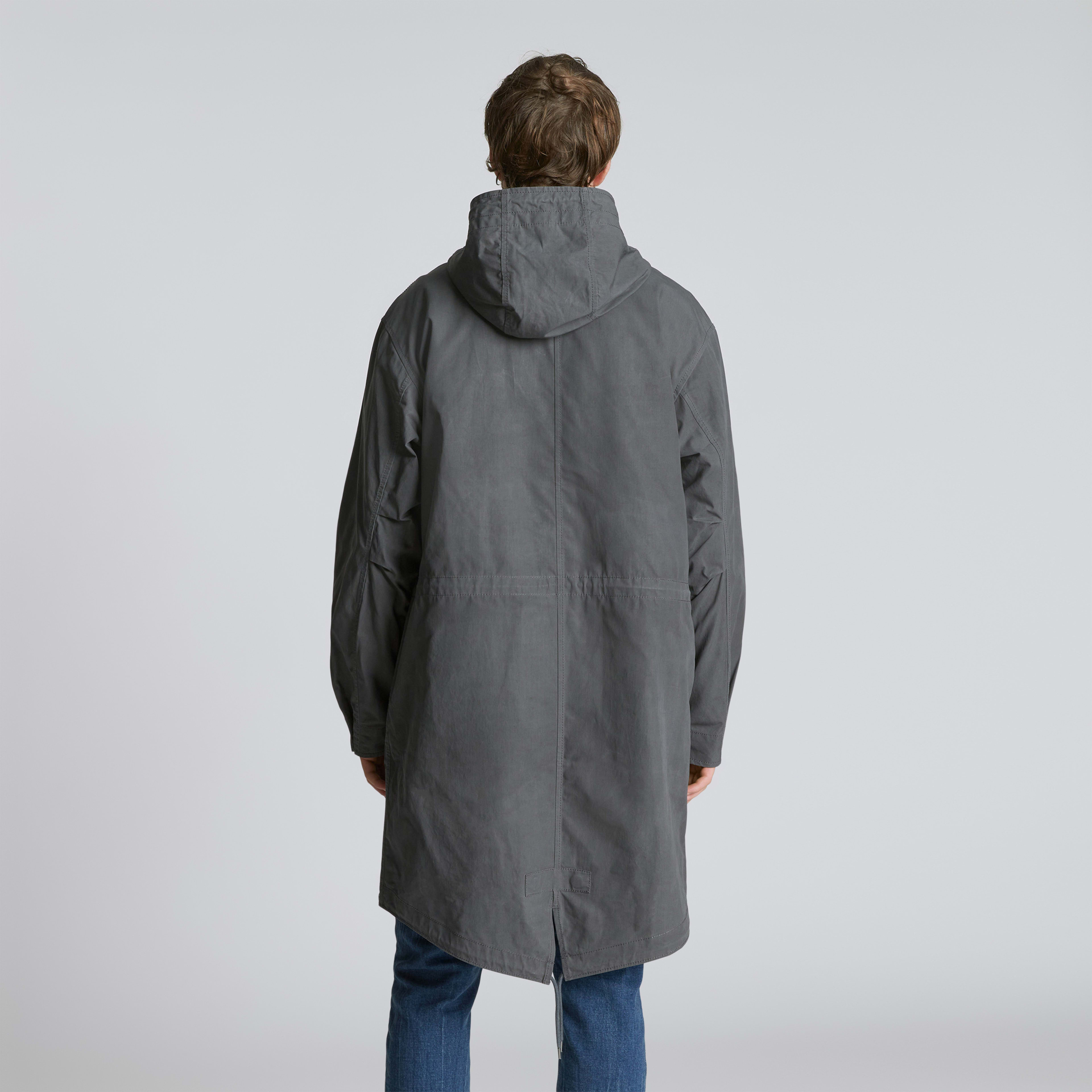 The Waxed Cotton Parka Slate Everlane