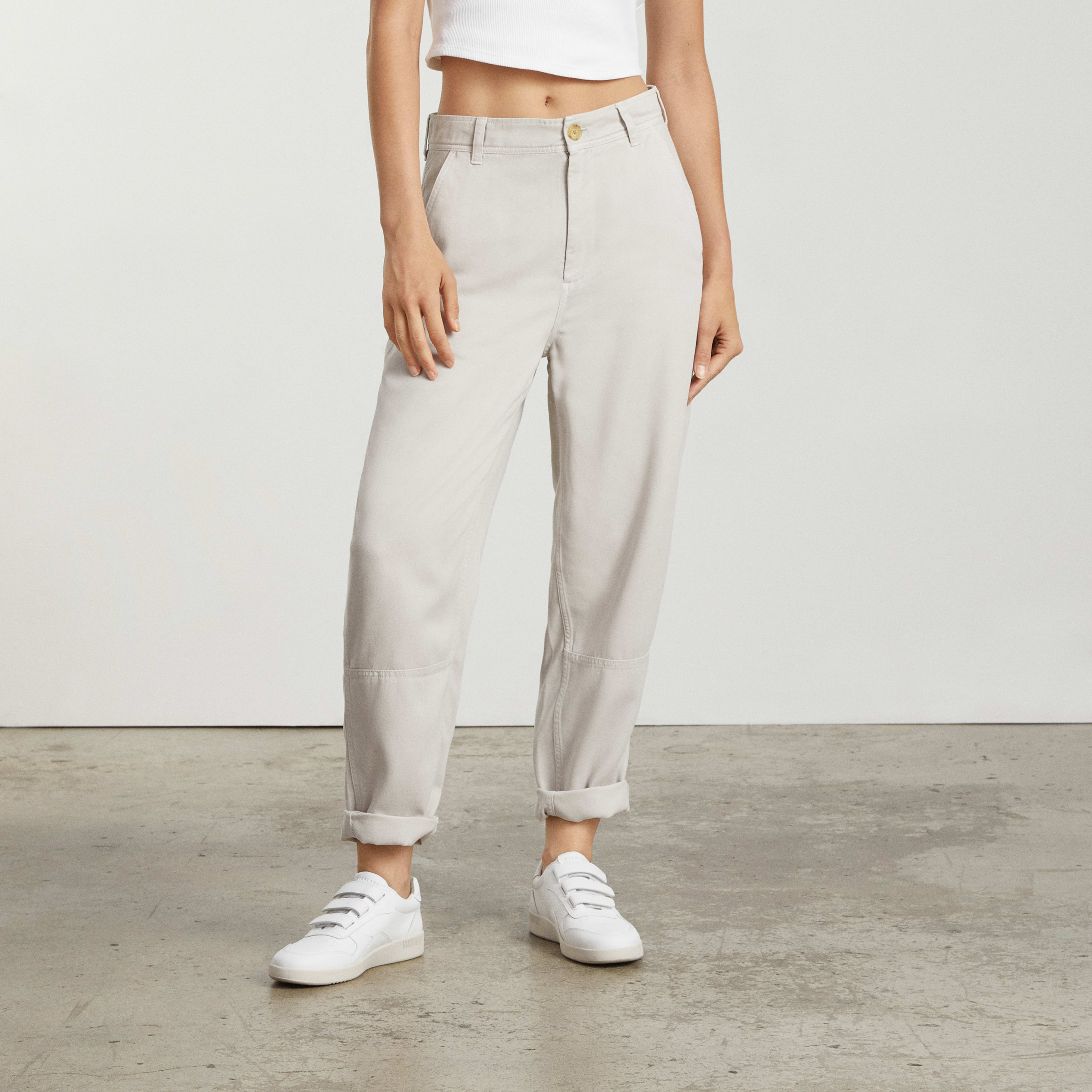 The ReLeather® Velcro Court Sneaker White Everlane