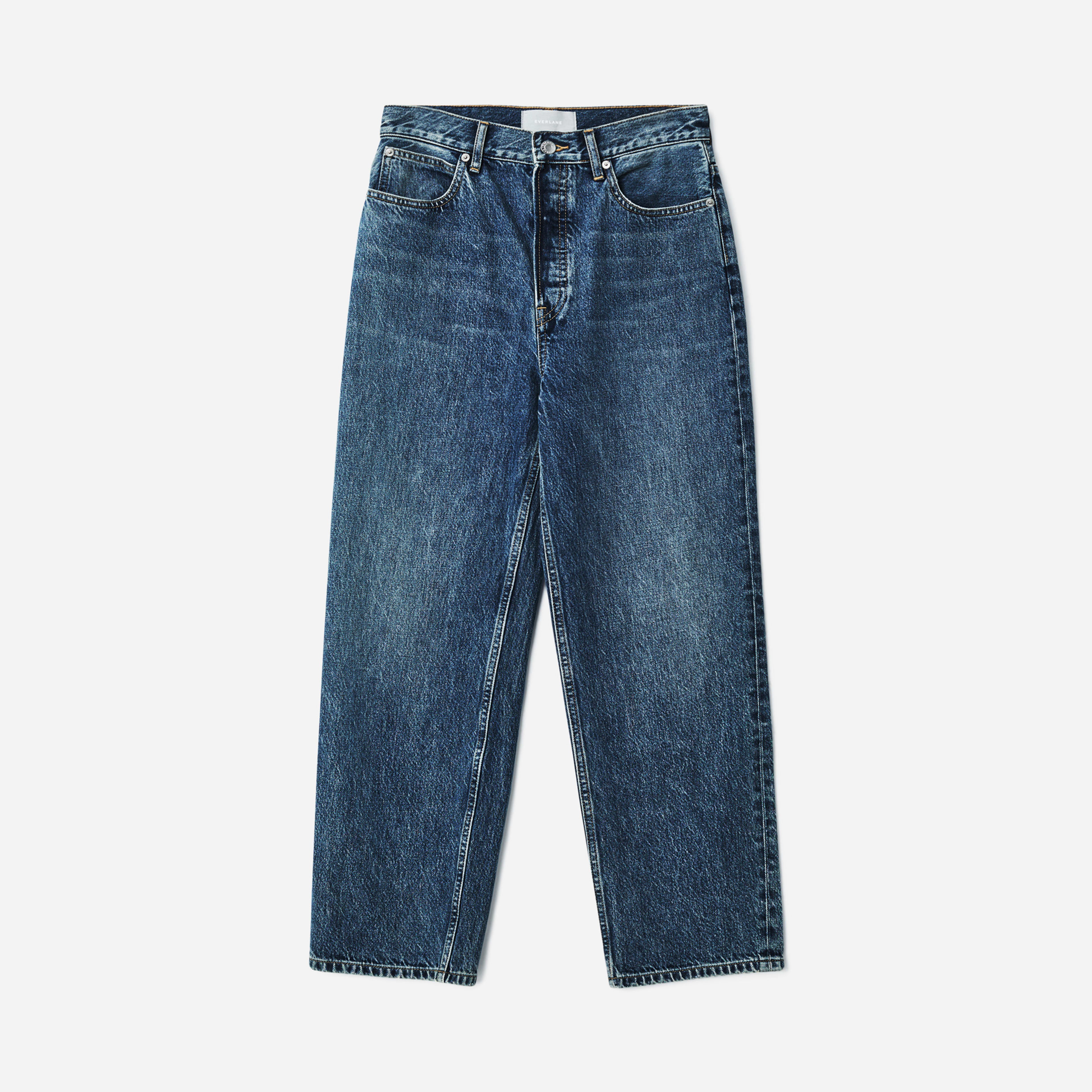 The Rigid Way-HighÂ® Jean Worn-In Blue â Everlane