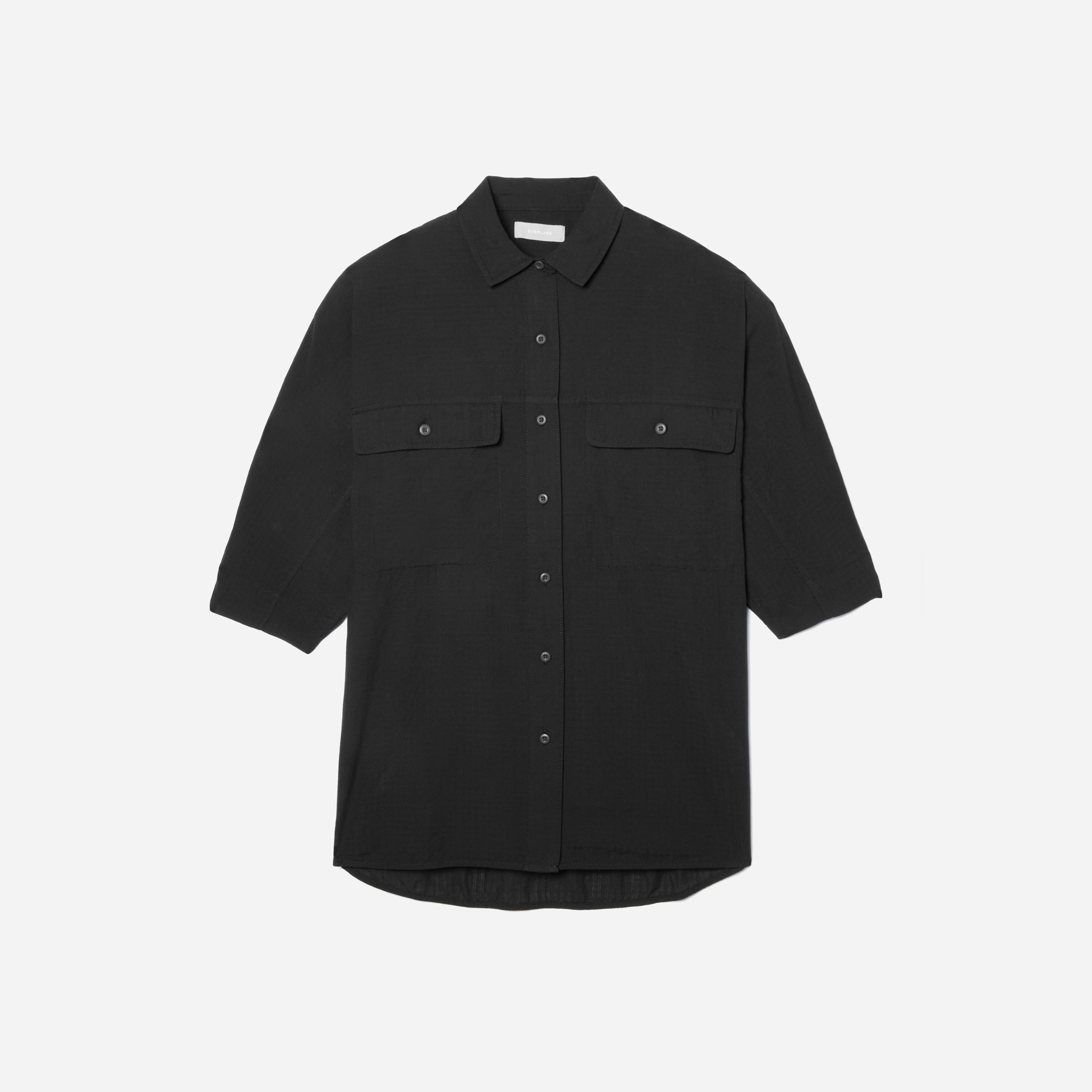 The Cotton Tourist Shirt Black – Everlane