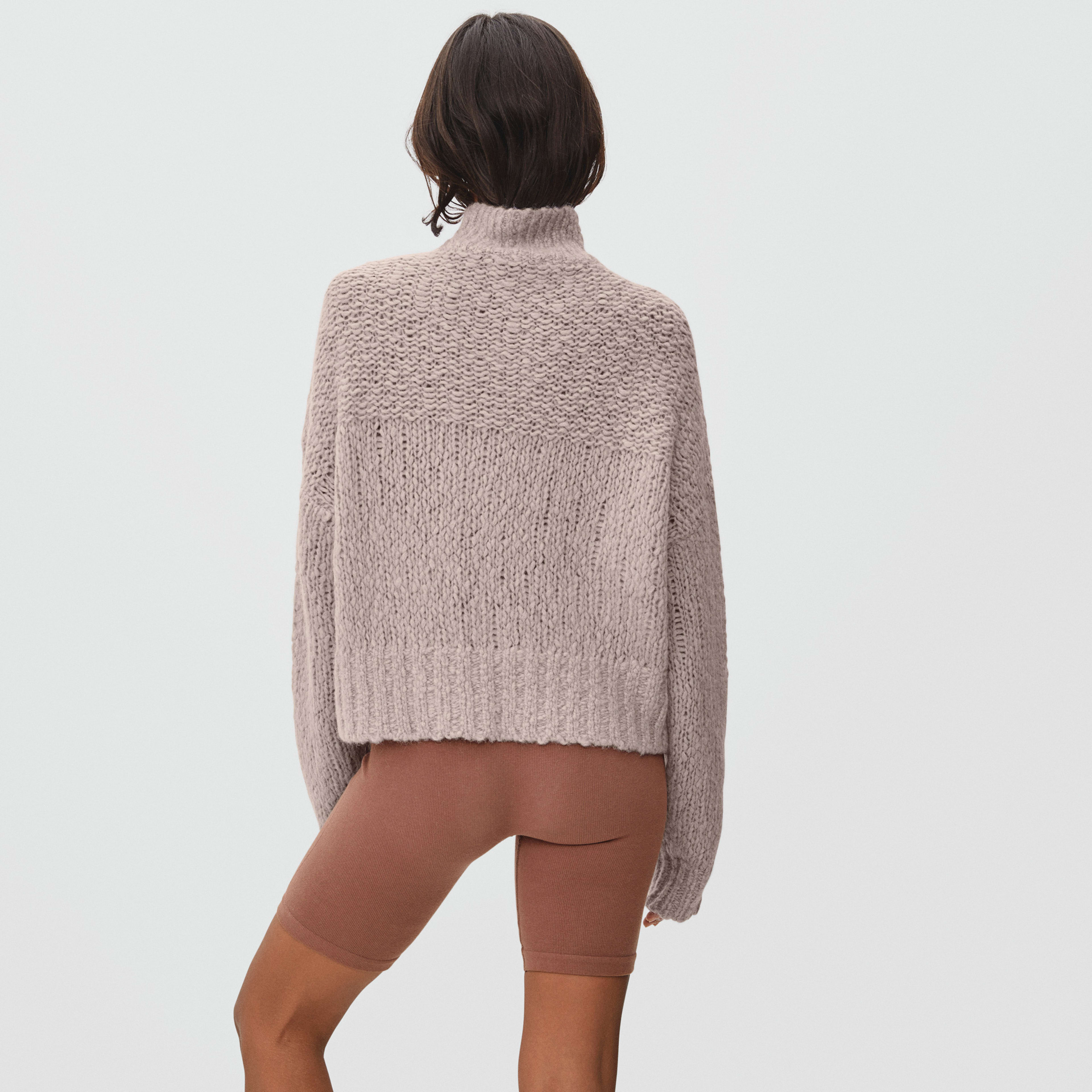 high neck lofty knit