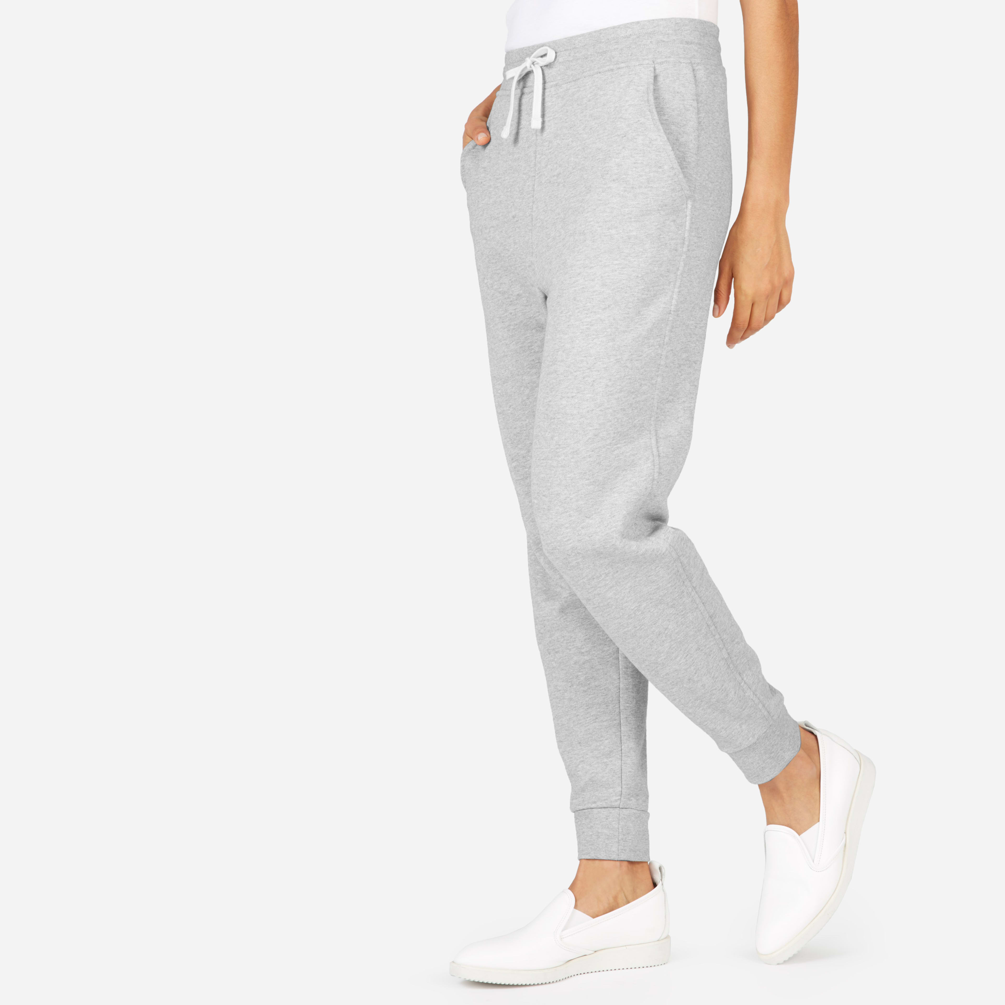 The Classic French Terry Sweatpant Heather Grey – Everlane