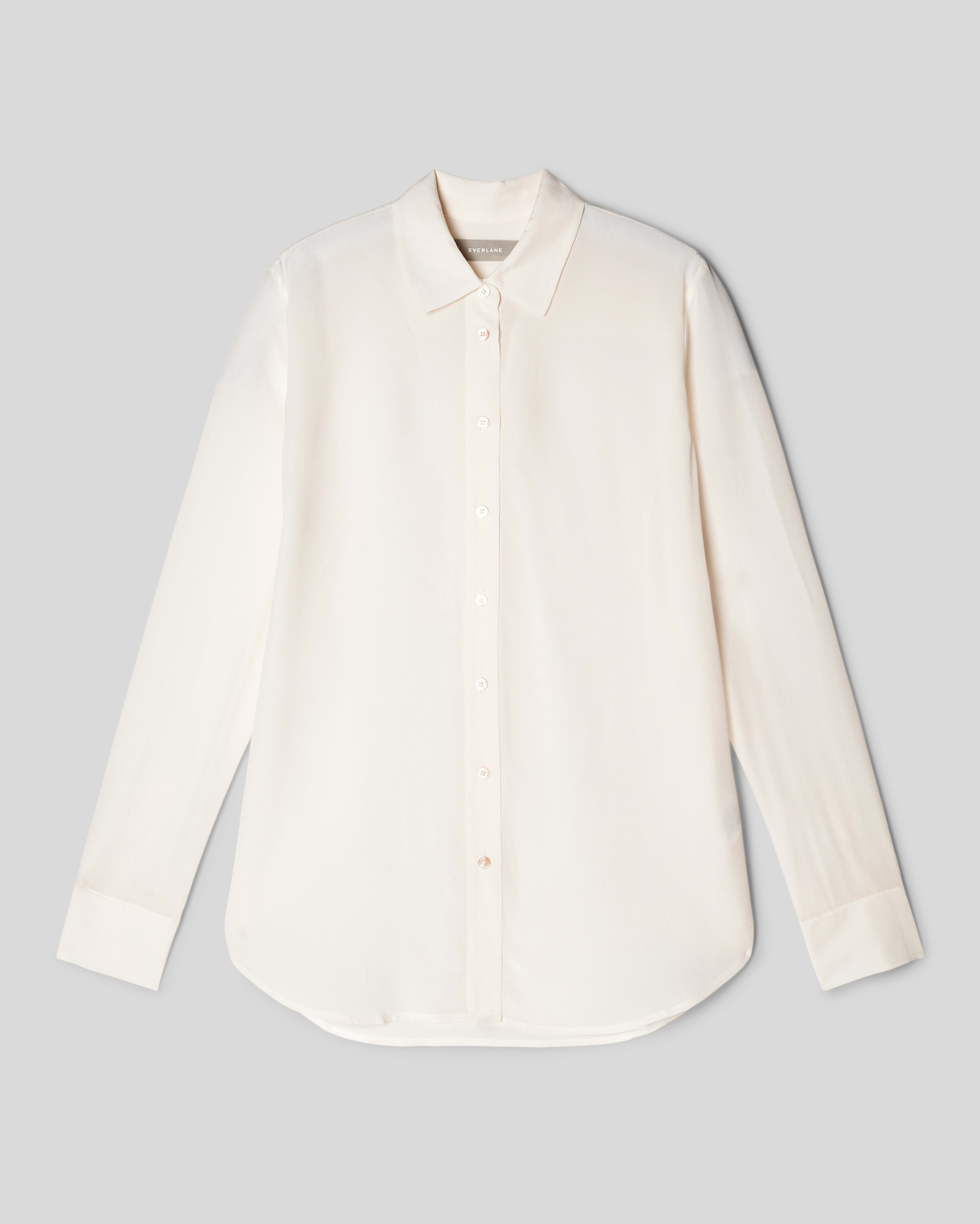 Image of The Washable Clean Silk Relaxed Shirt