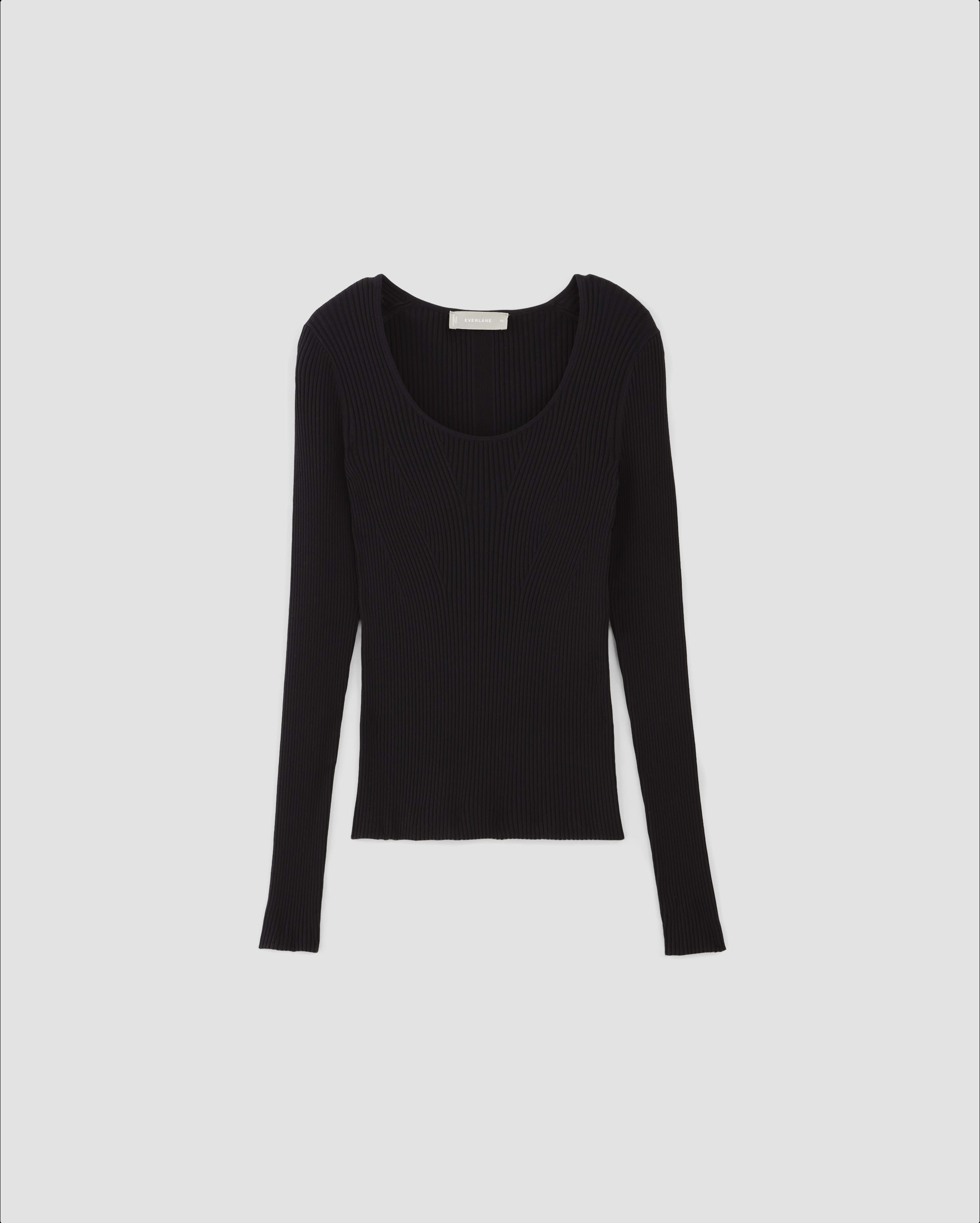 Scoop sales neck pullover