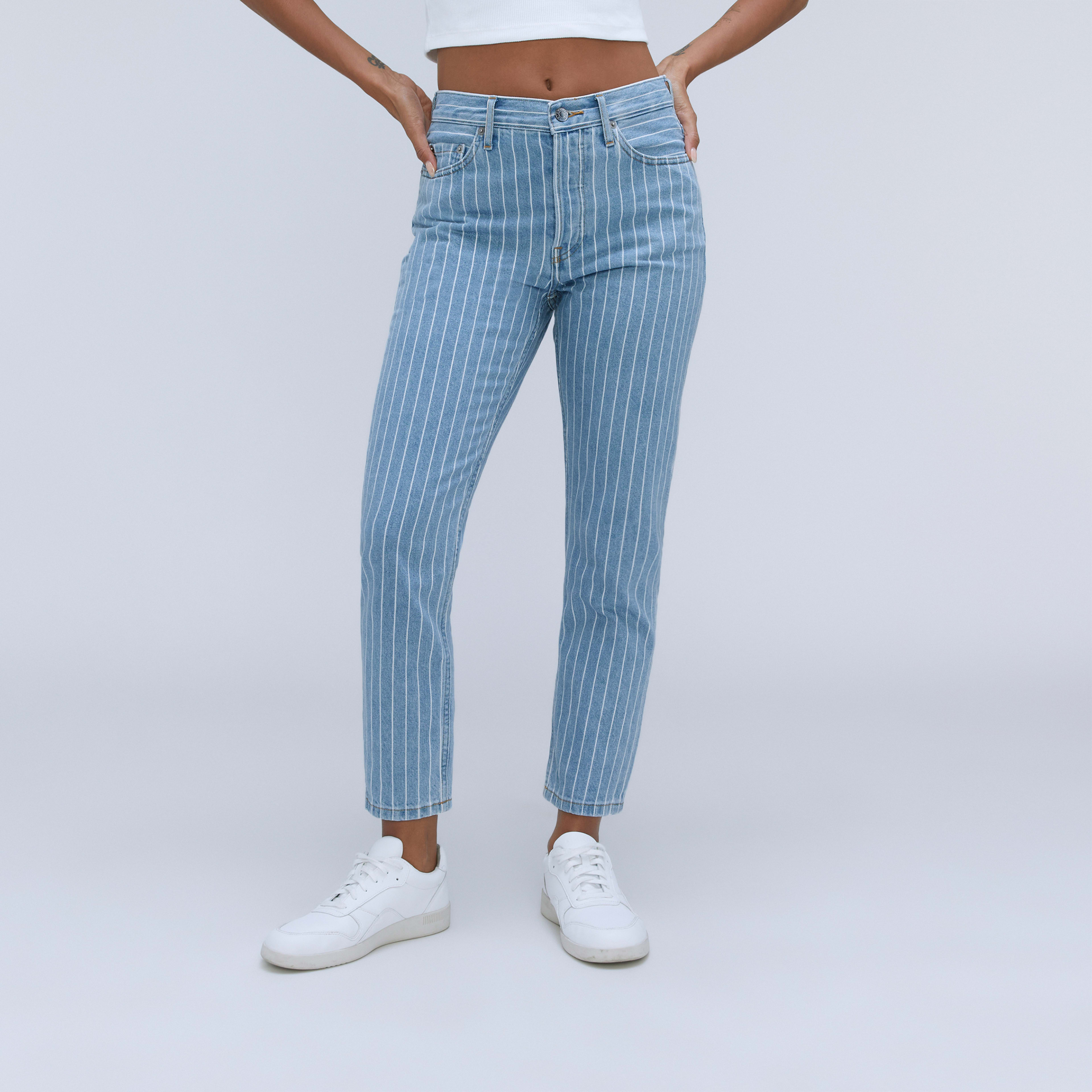 The 90's Cheeky Straight Jean - Vintage Light Blue