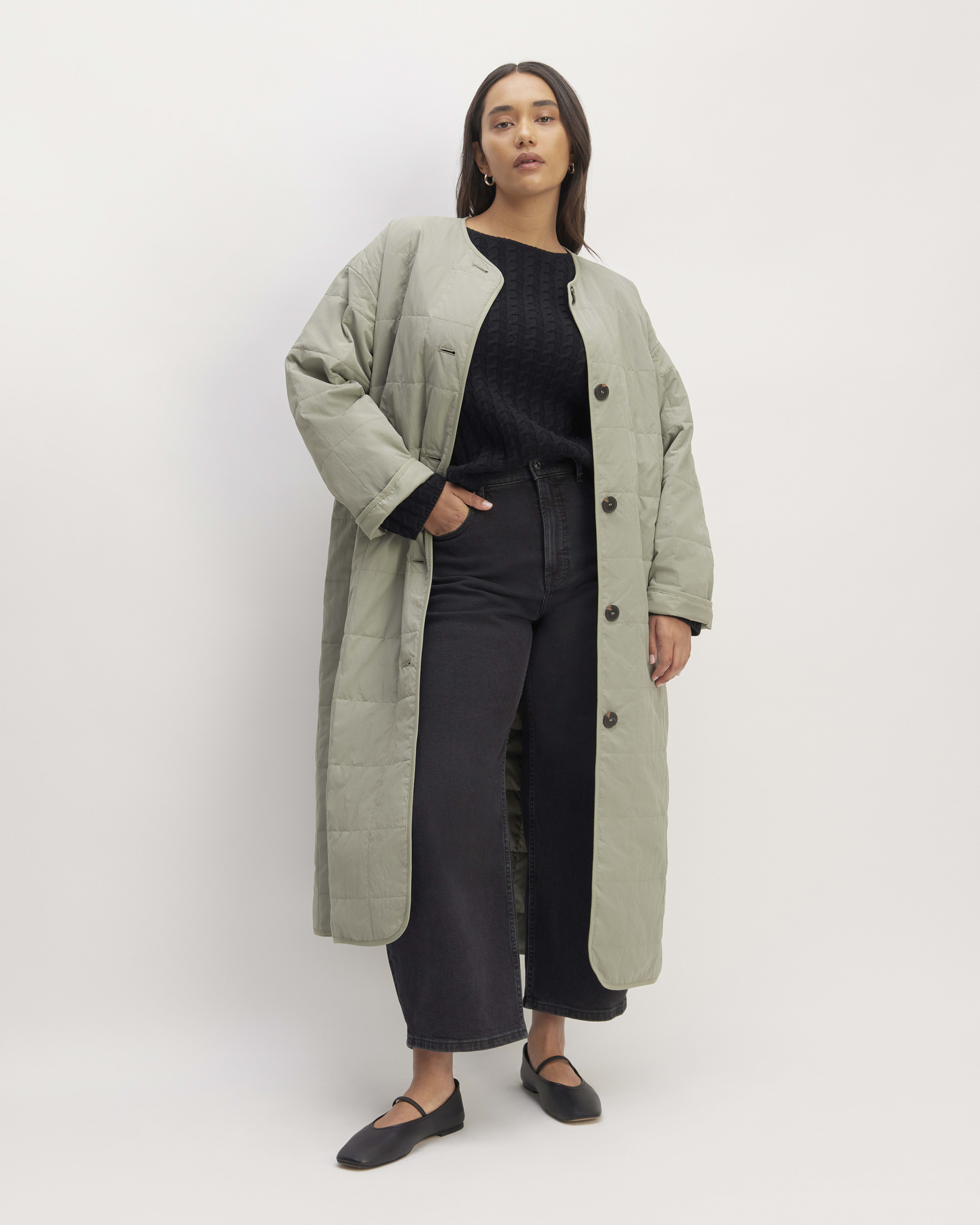 Everlane the mac coat top