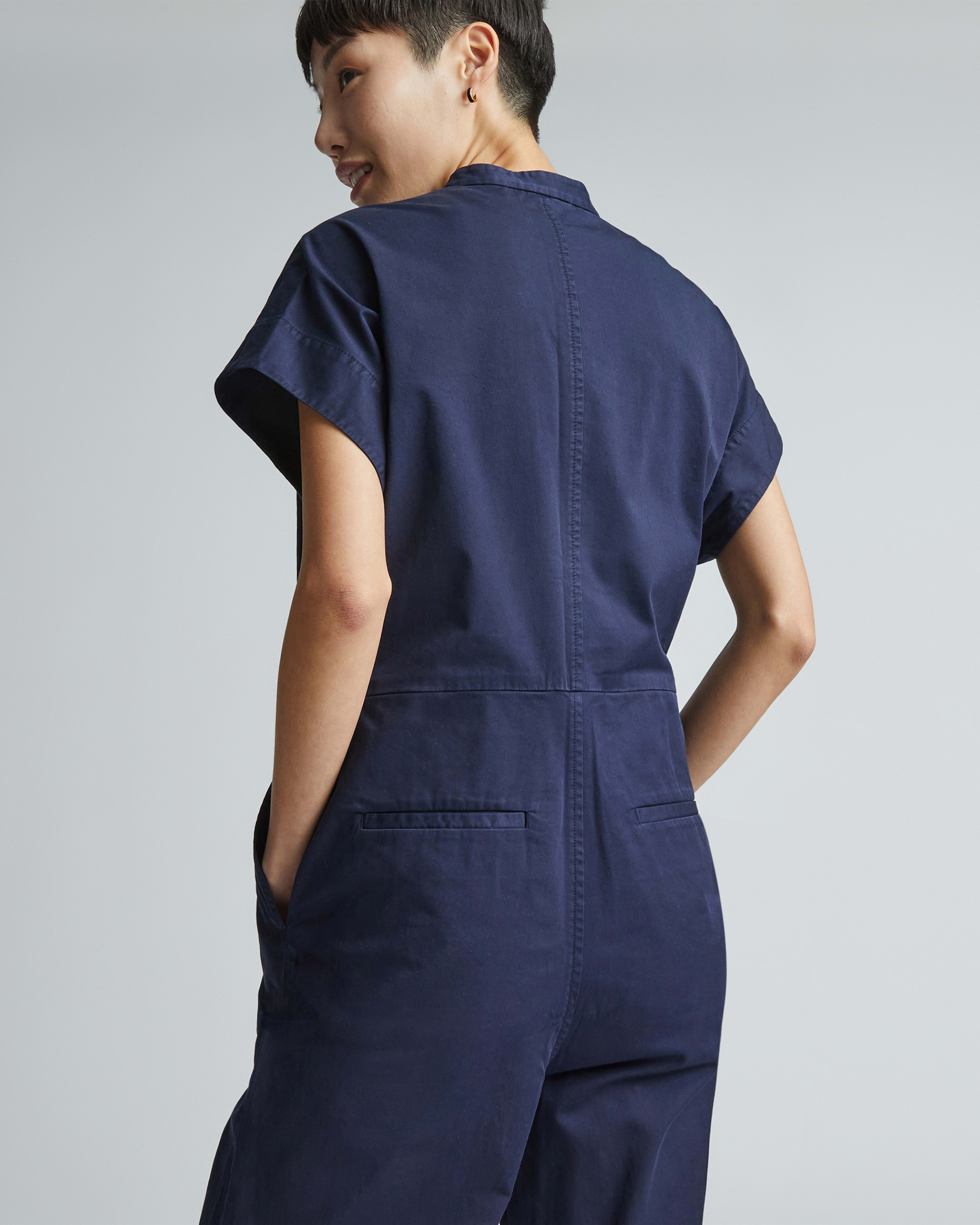 The Easy Workwear Jumpsuit Navy Everlane