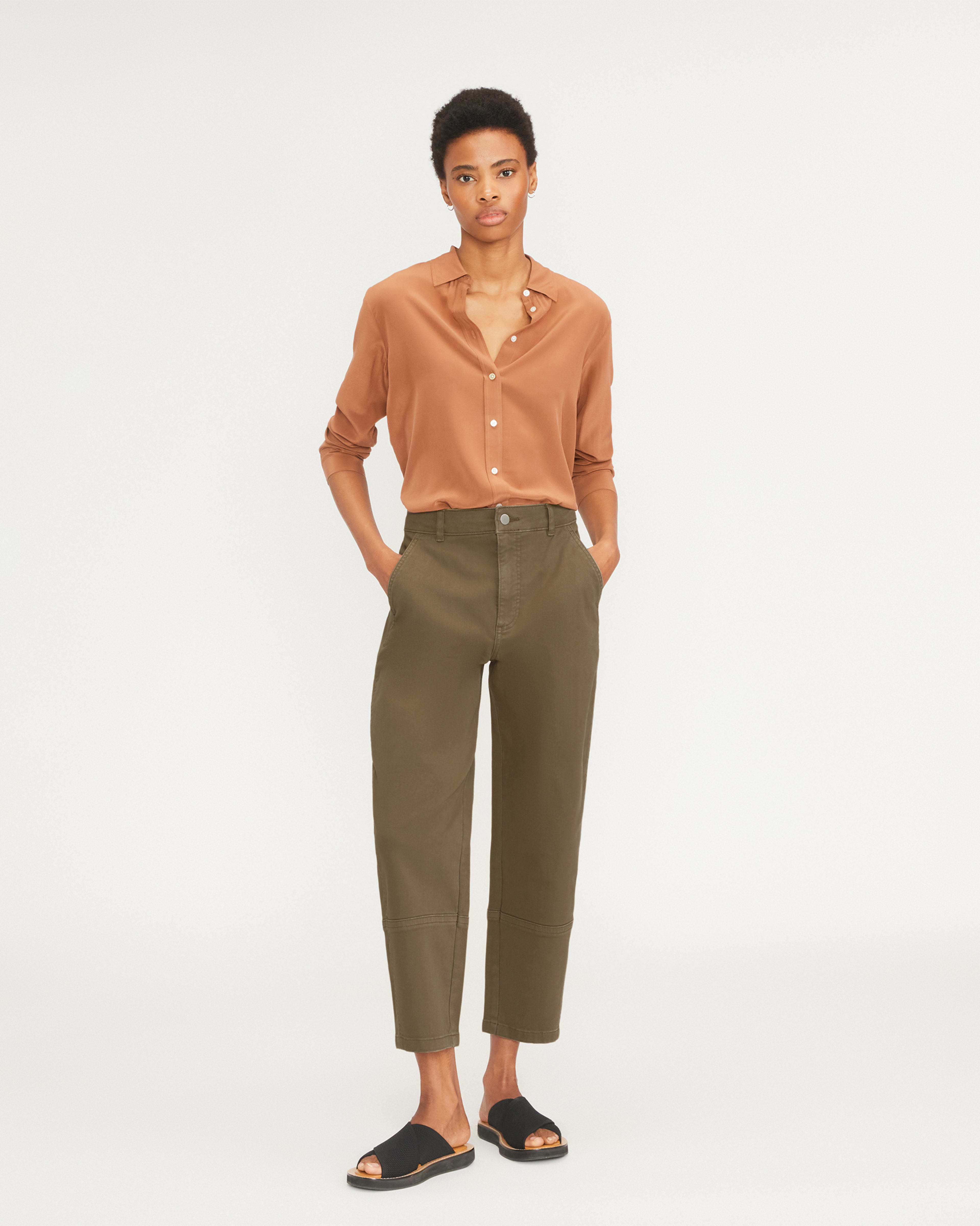 Half Half Relaxed Utility Pant