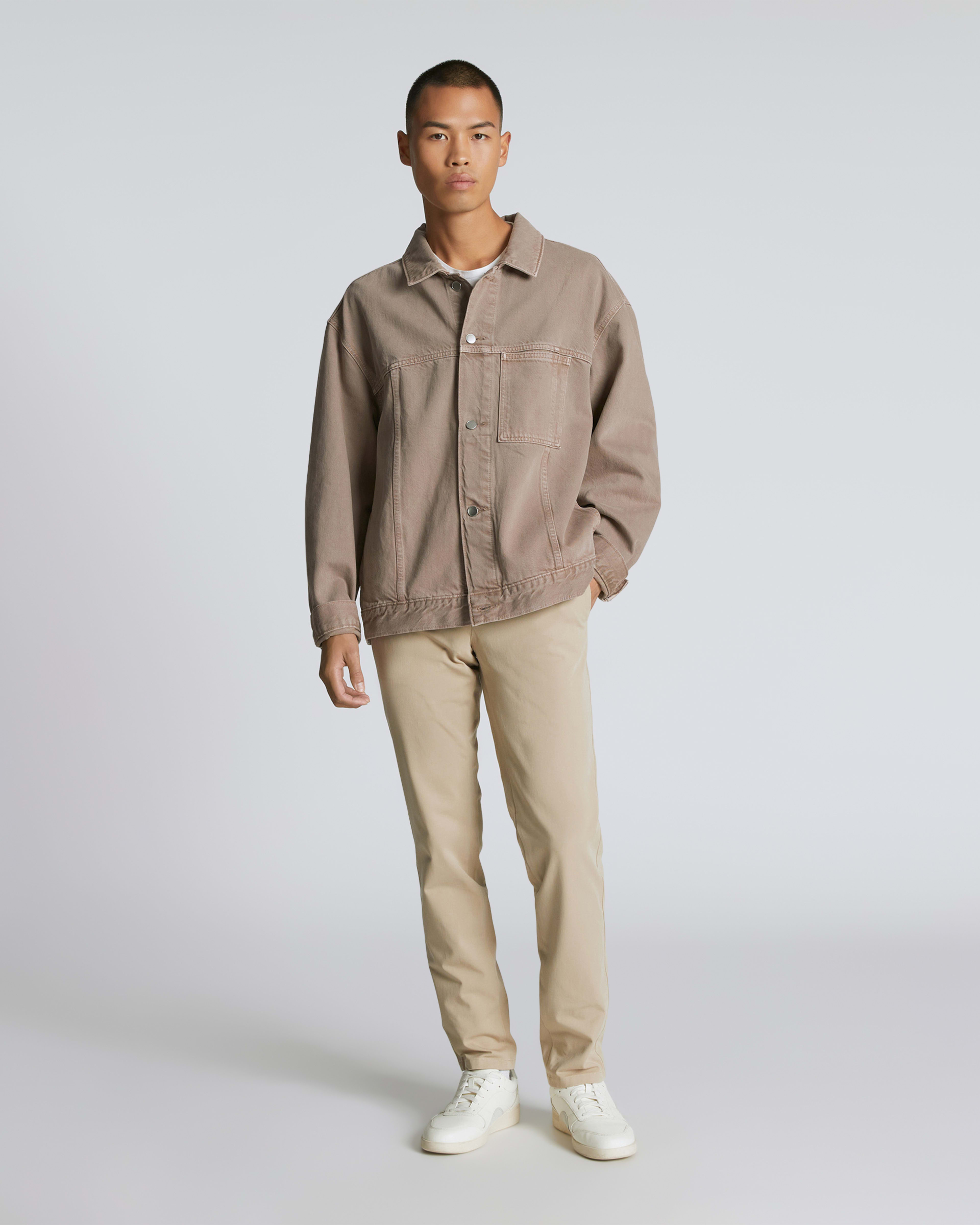 The Straight Fit Performance Chino Uniform Trench Coat Khaki Everlane