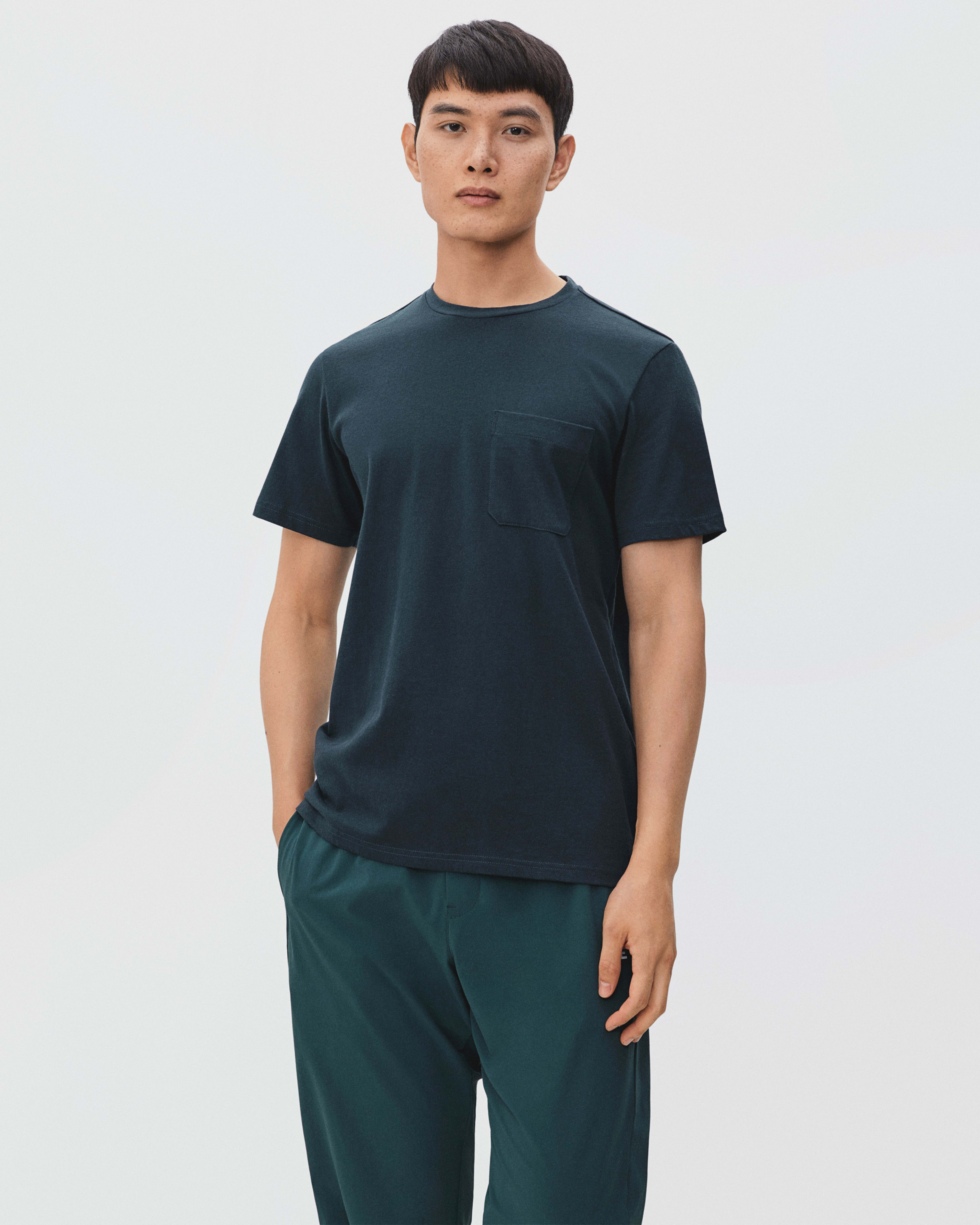 The Organic Cotton Pocket Tee Deep Navy – Everlane