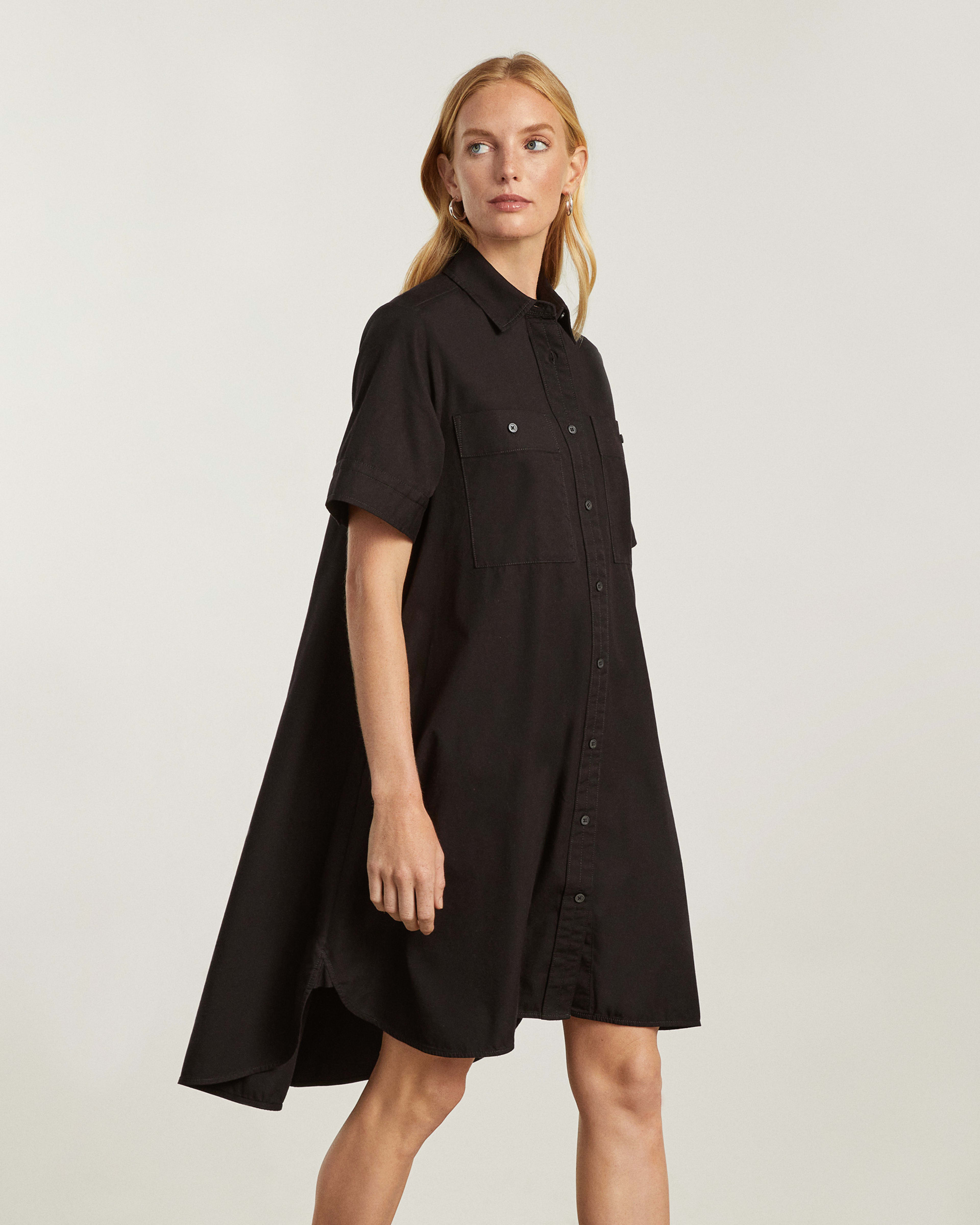 The Daytripper Shirtdress Black Everlane