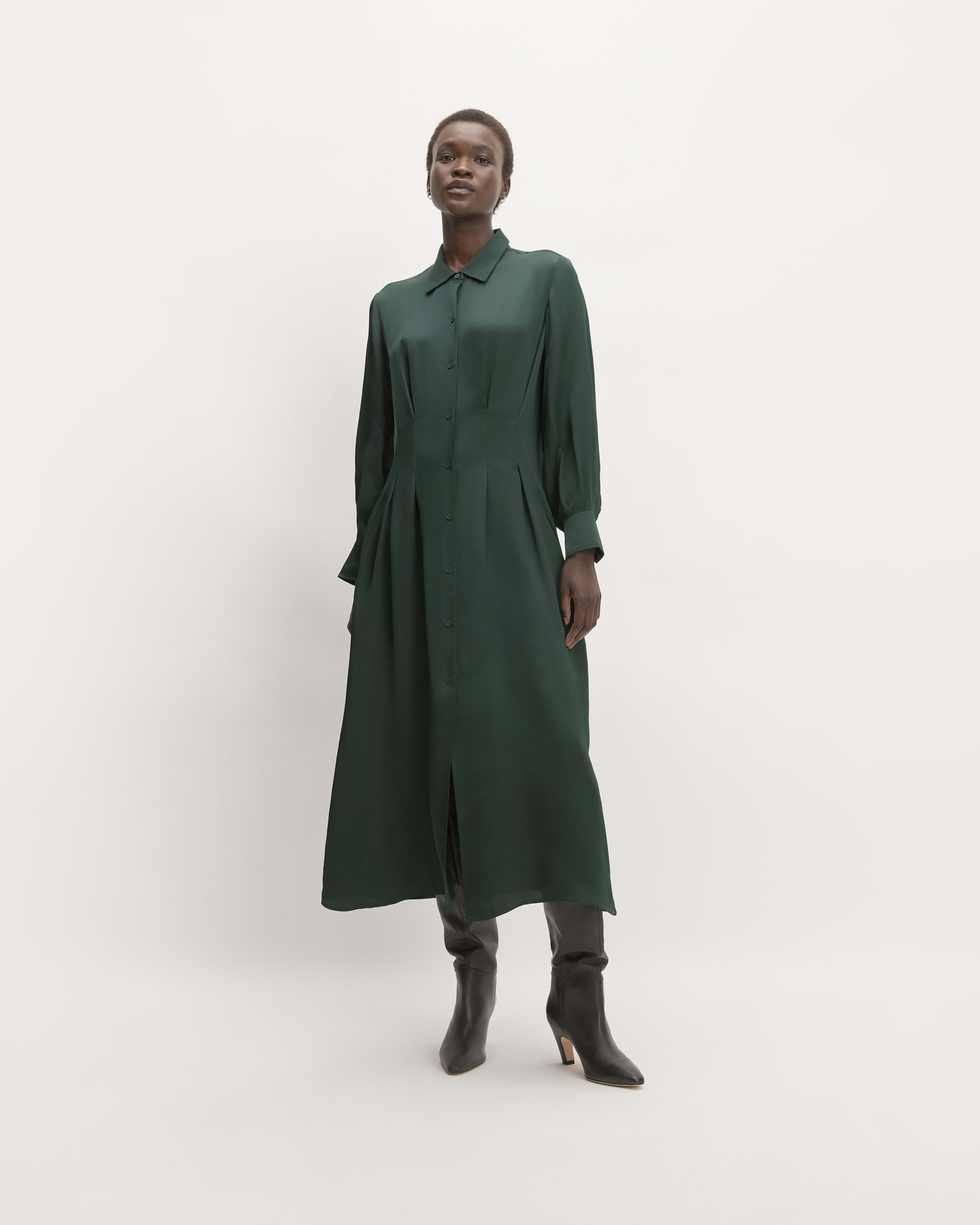 This Everlane dress is perfect and I'm going to wear it on repeat this  spring