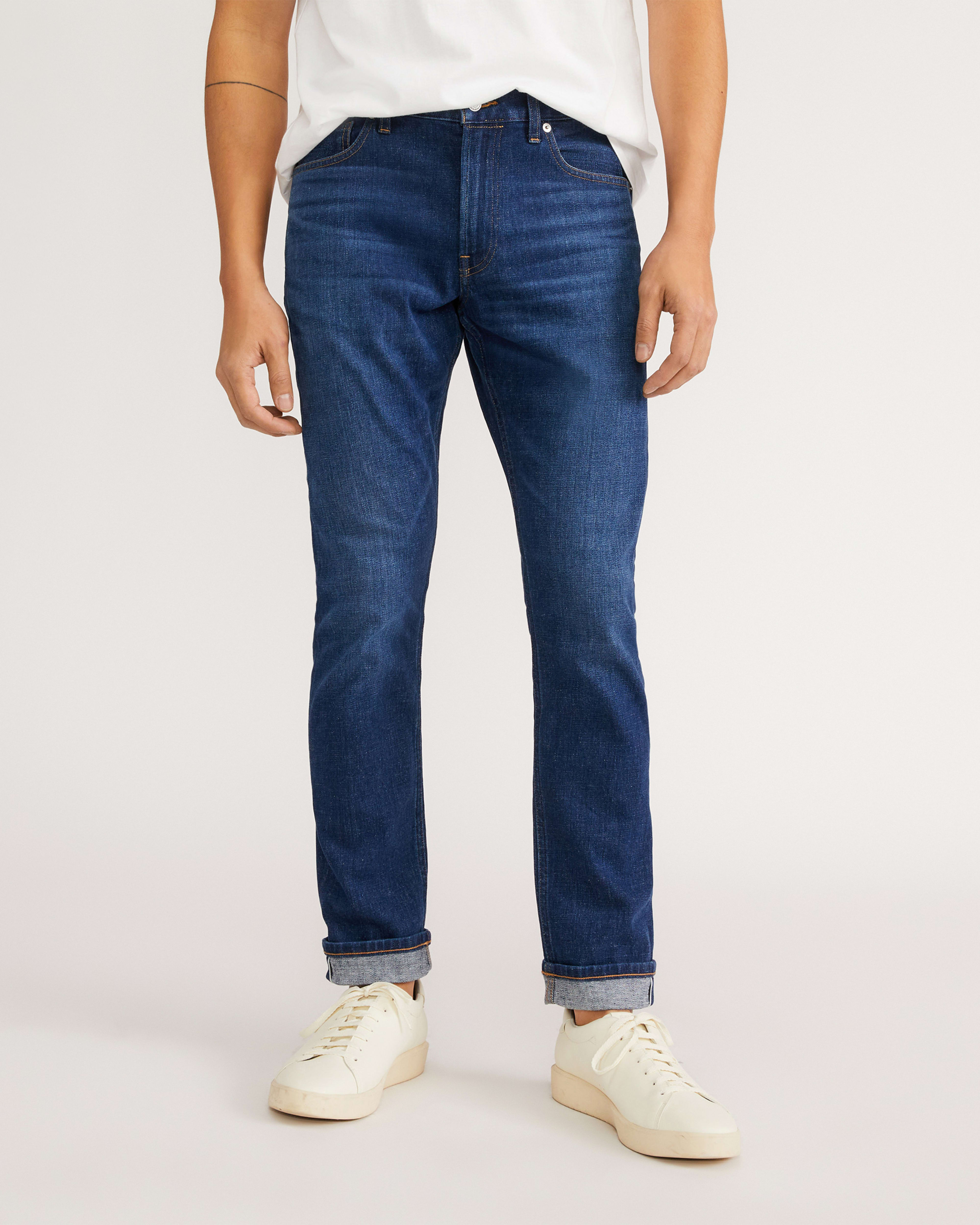 The Selvedge Slim Fit Jean ReSelvedge Pacific Blue – Everlane