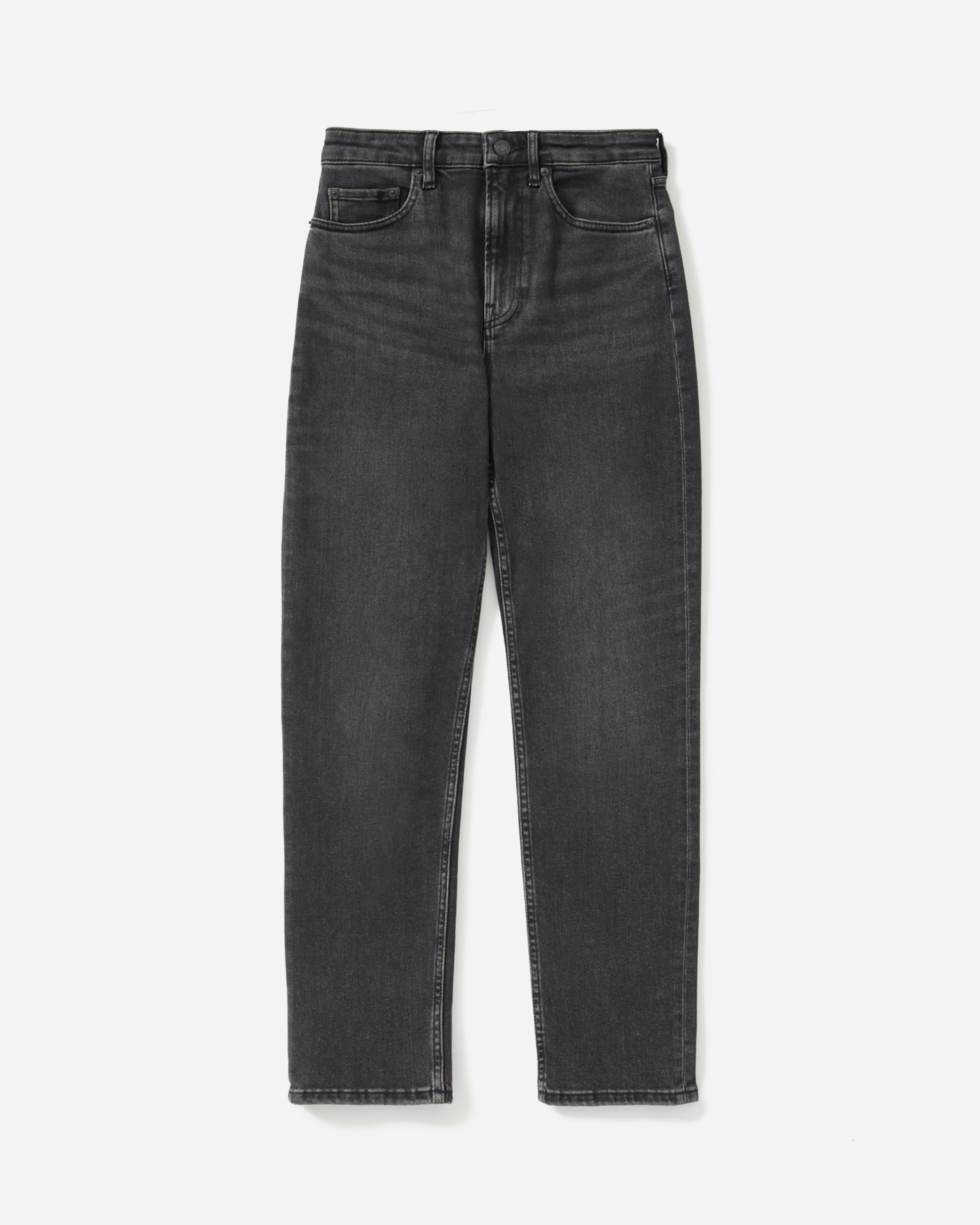The Super-Straight Jean Washed Black – Everlane