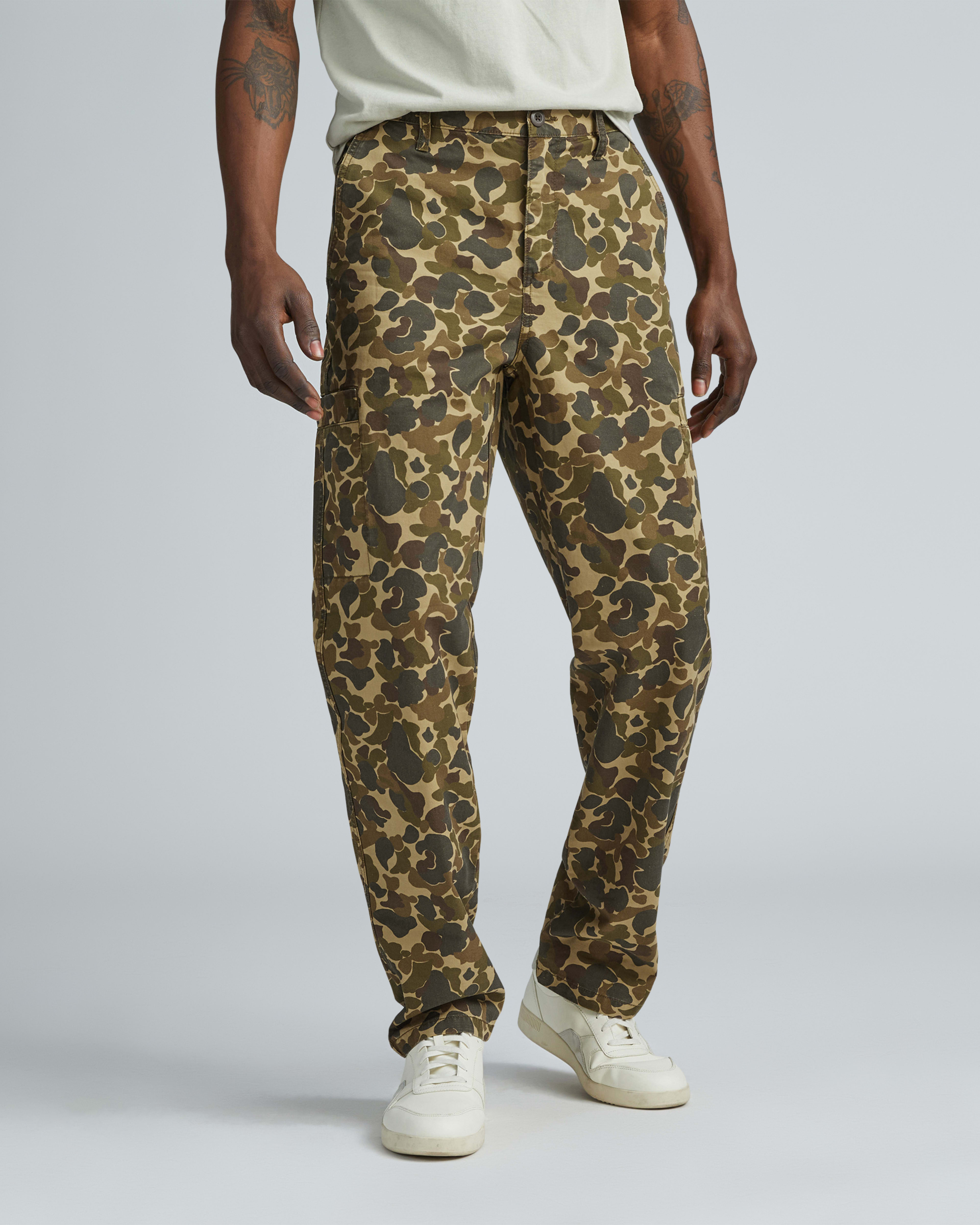 The Camo Cargo Pant Fennel Seed Camo Everlane