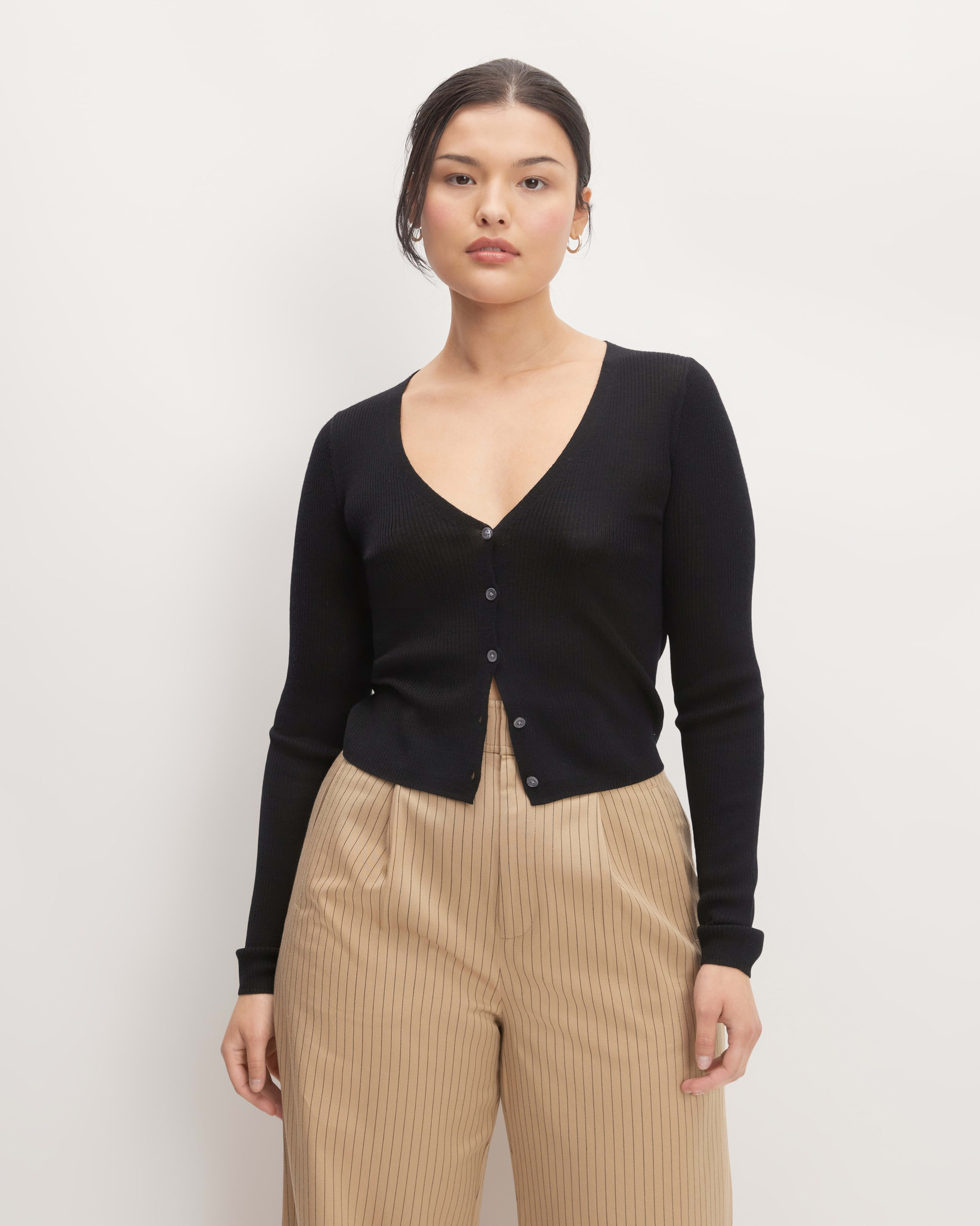 Everlane cropped cardigan online