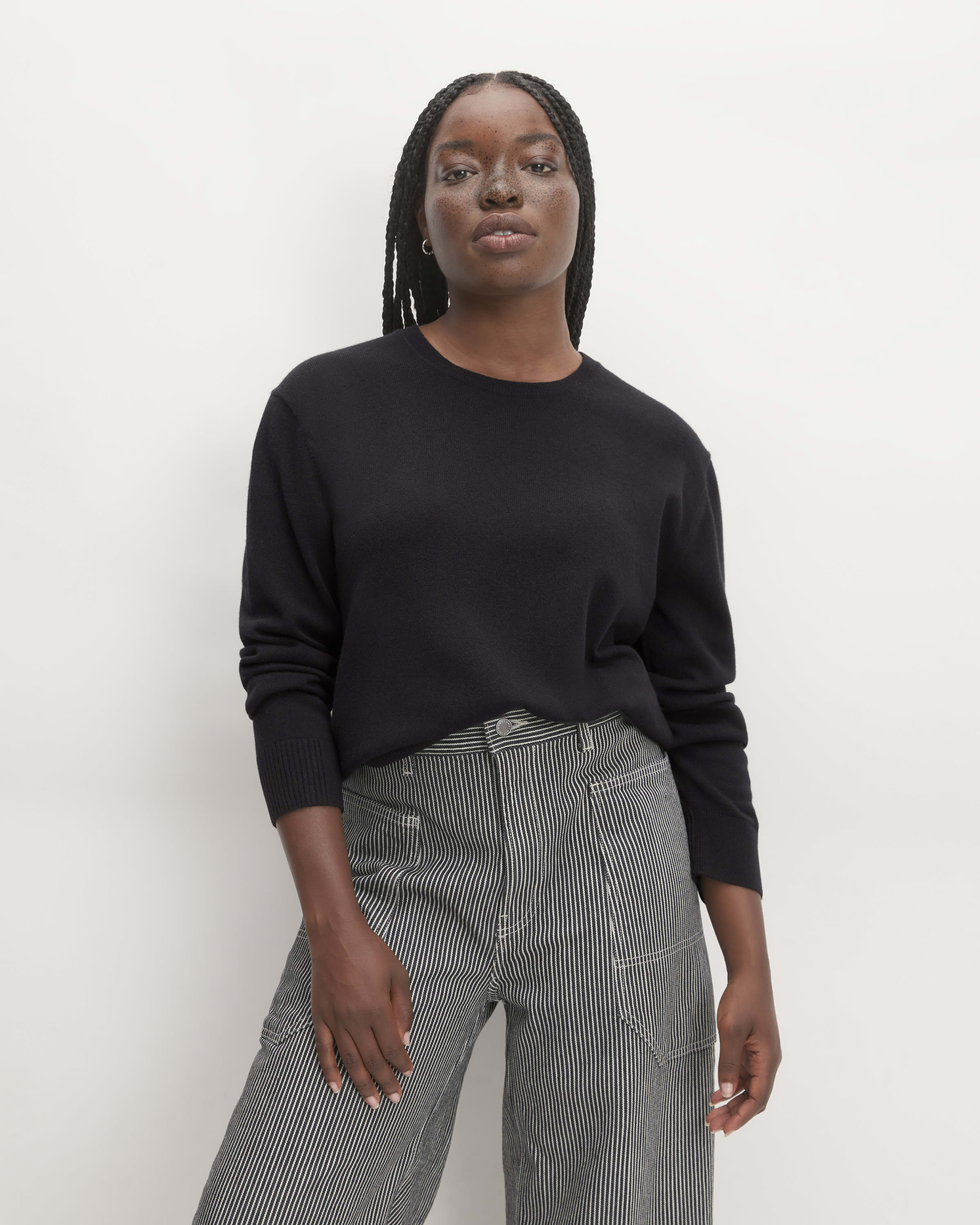 Everlane cashmere crop mockneck review discount