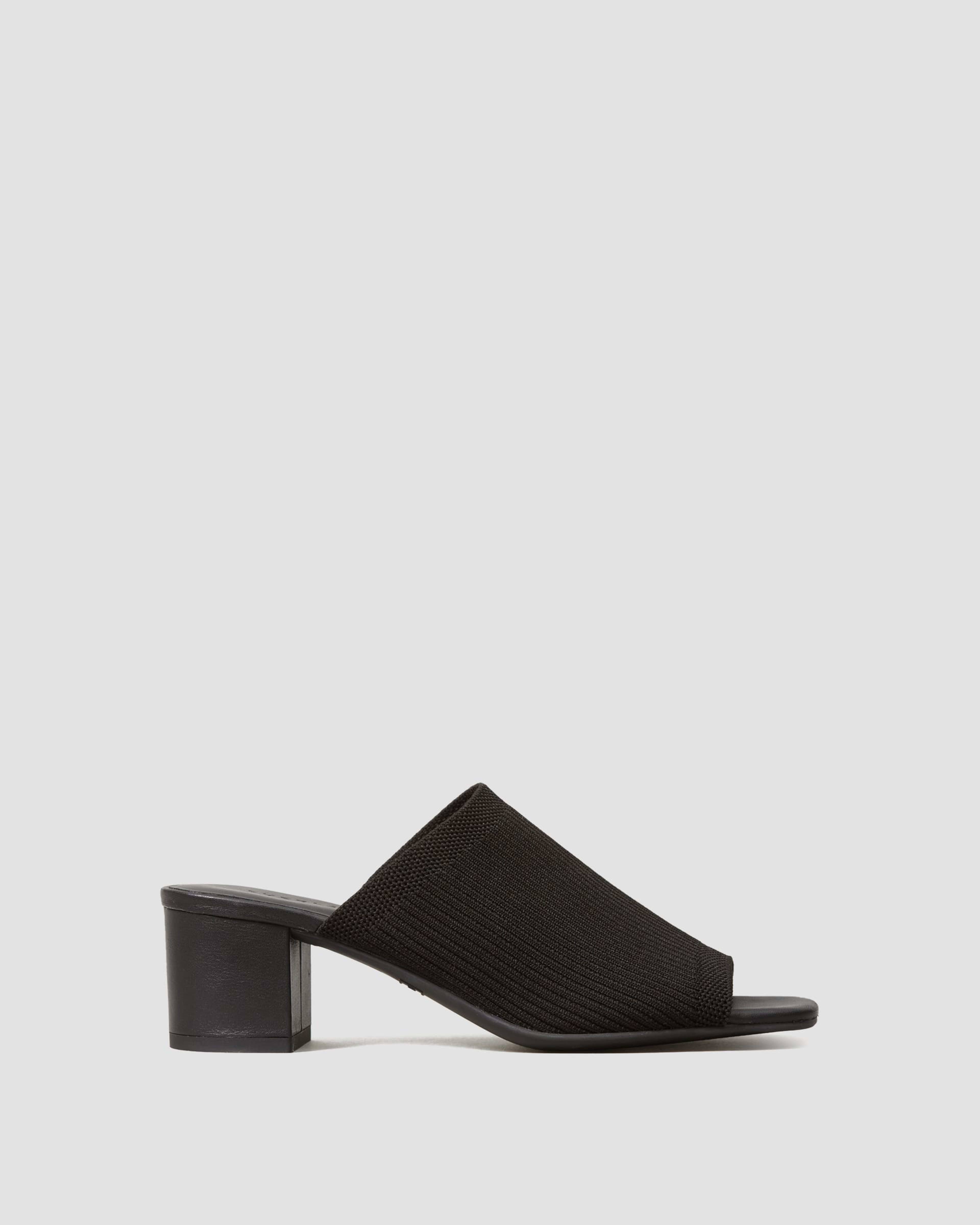 The Double Strap Block Heel Sandal Bone Everlane