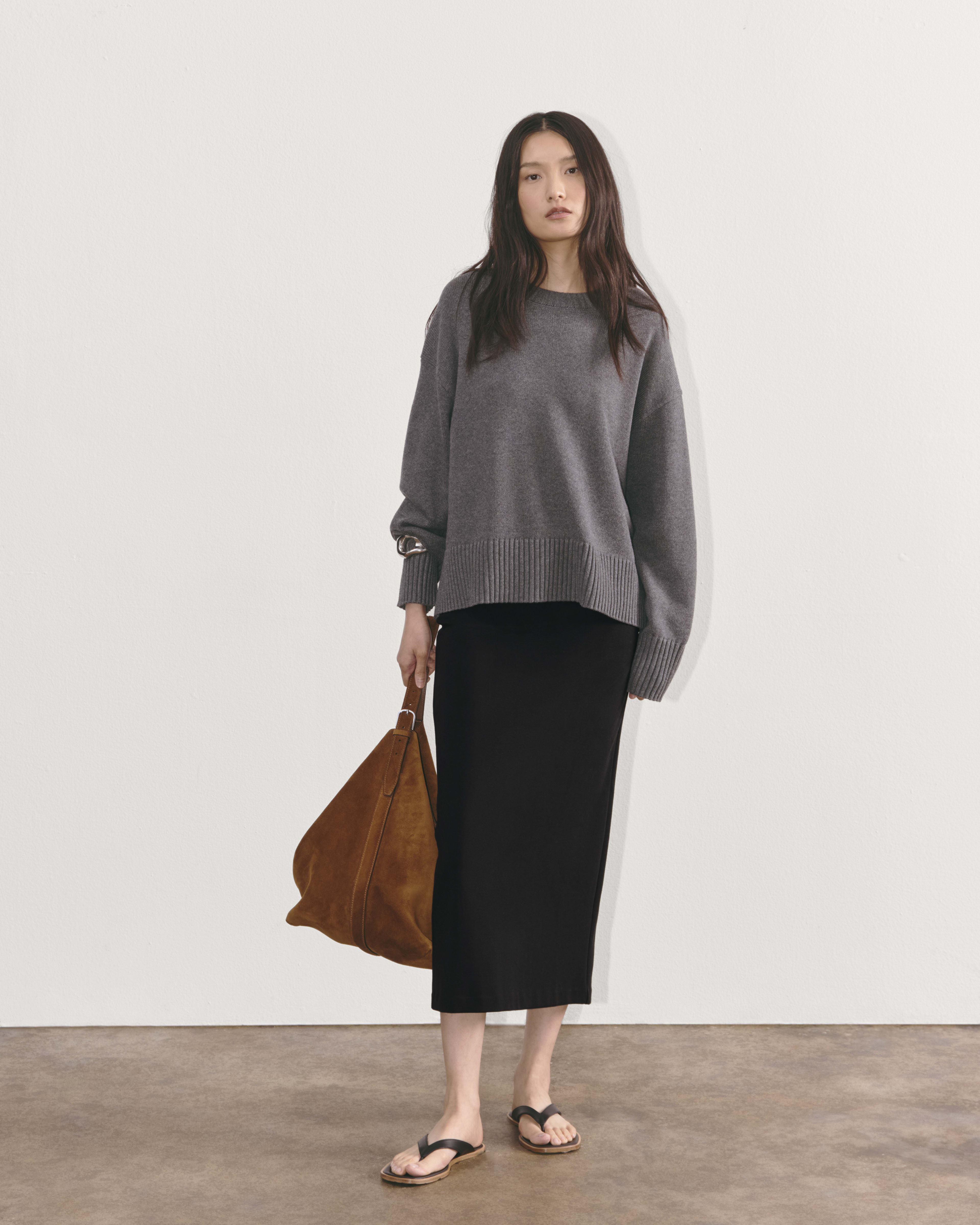 The Dream Maxi Skirt Black Everlane
